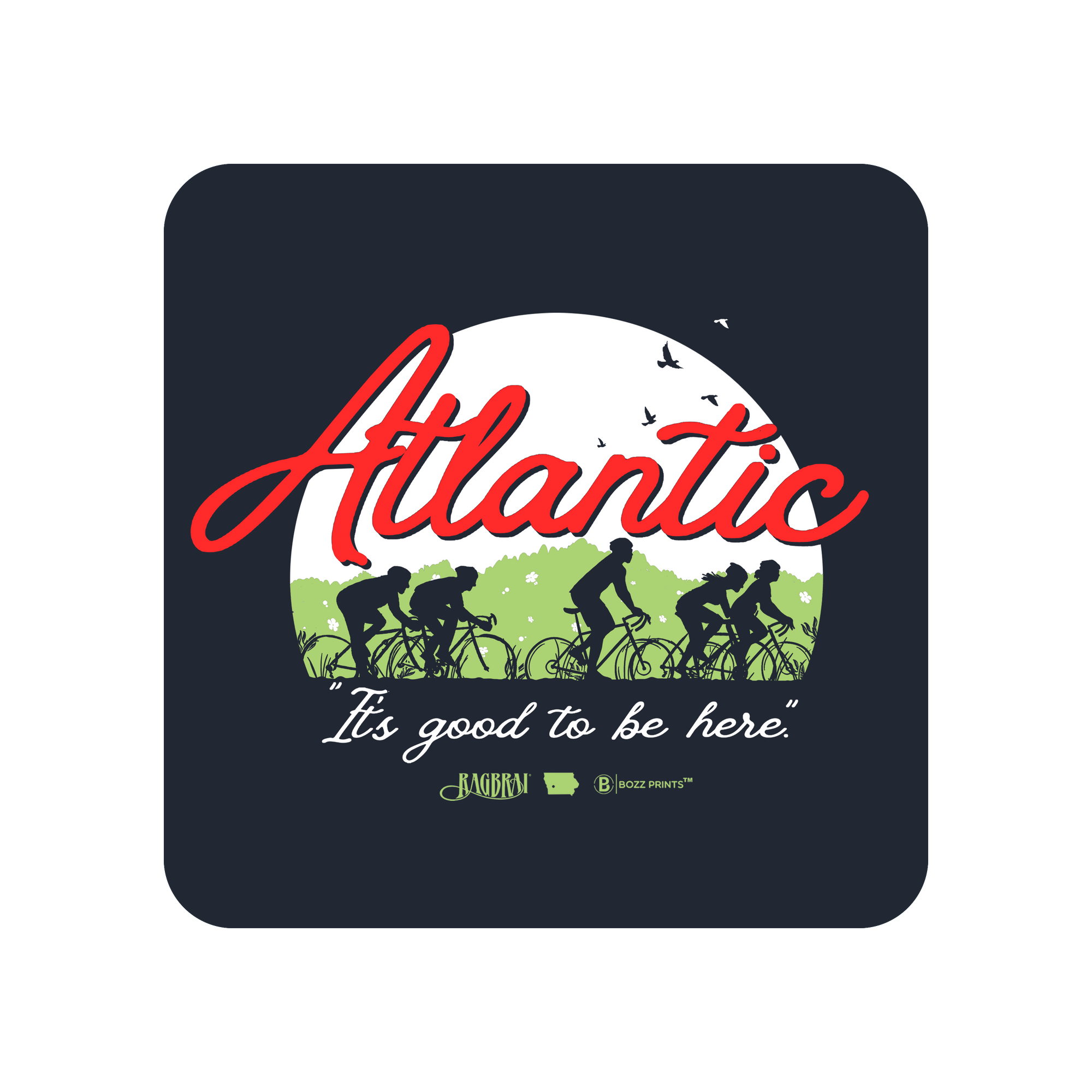 Atlantic RAGBRAI LI Sticker