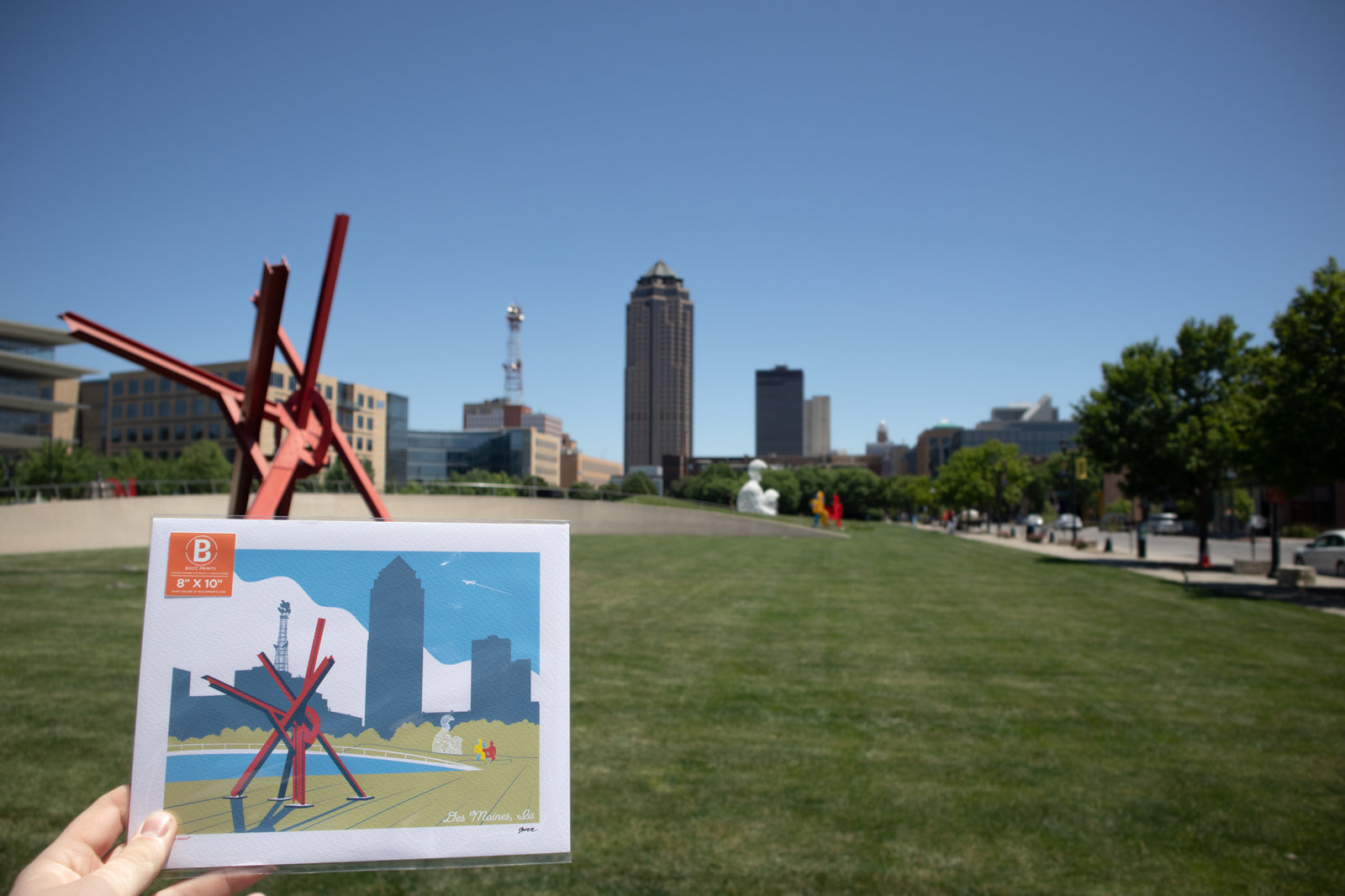 Colorful Des Moines Print