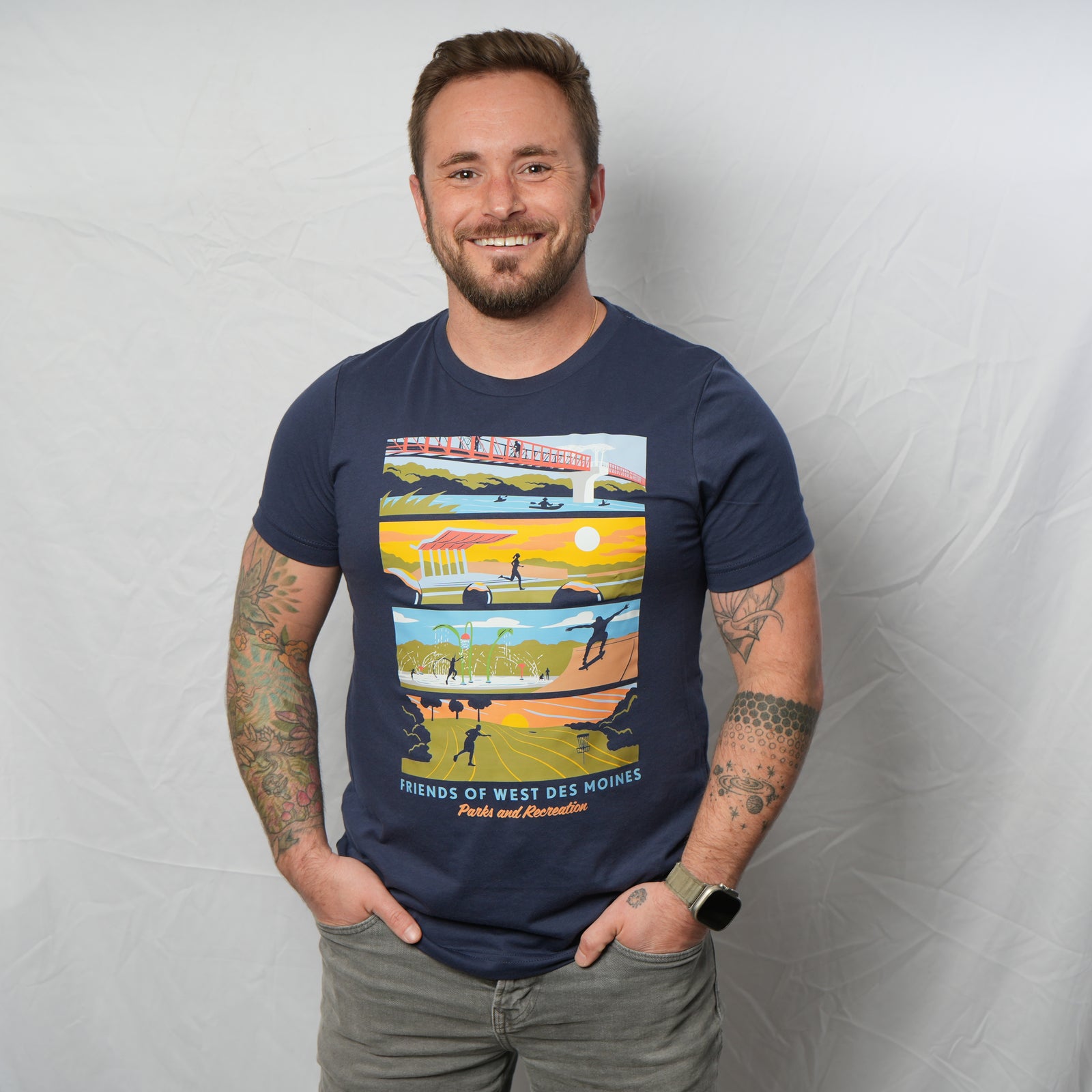 Friends of West Des Moines Parks & Recreation Landmarks T-Shirt