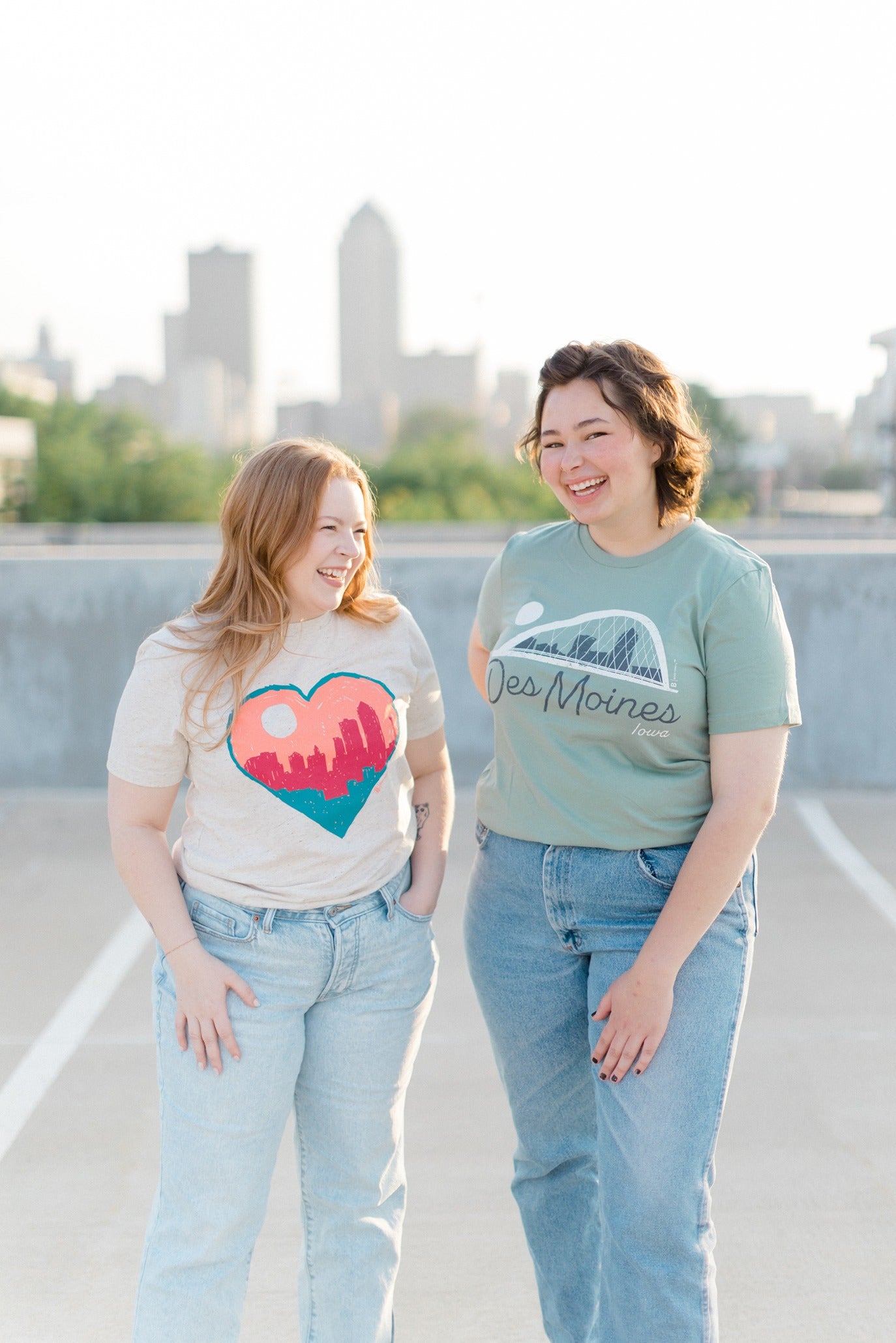 Des Moines Heart T-Shirt