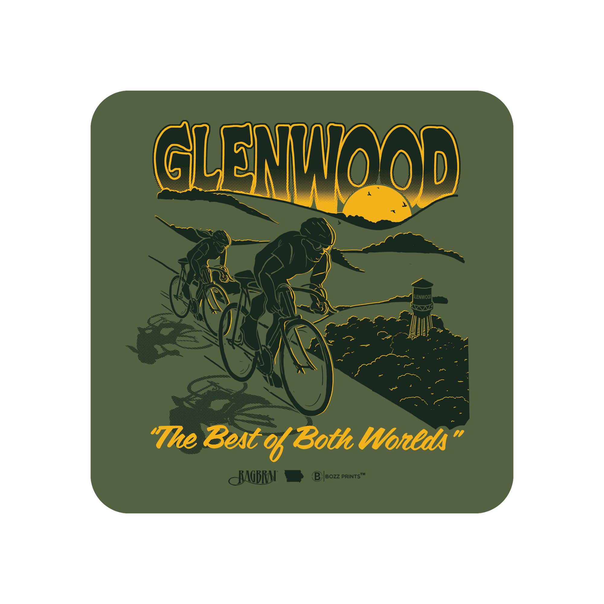 Glenwood RAGBRAI LI Sticker