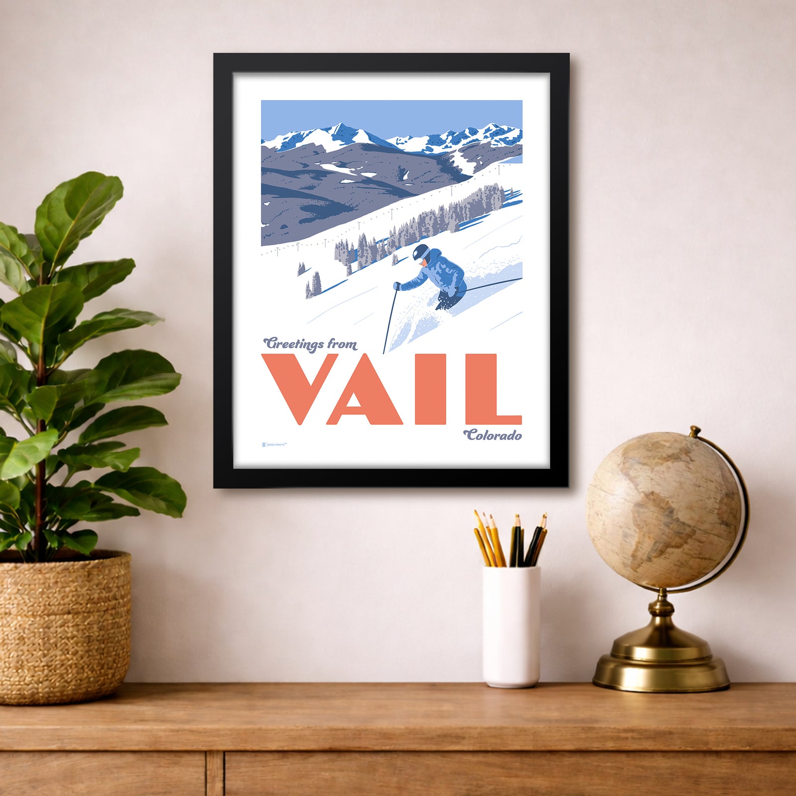 Greetings from Vail Colorado Print
