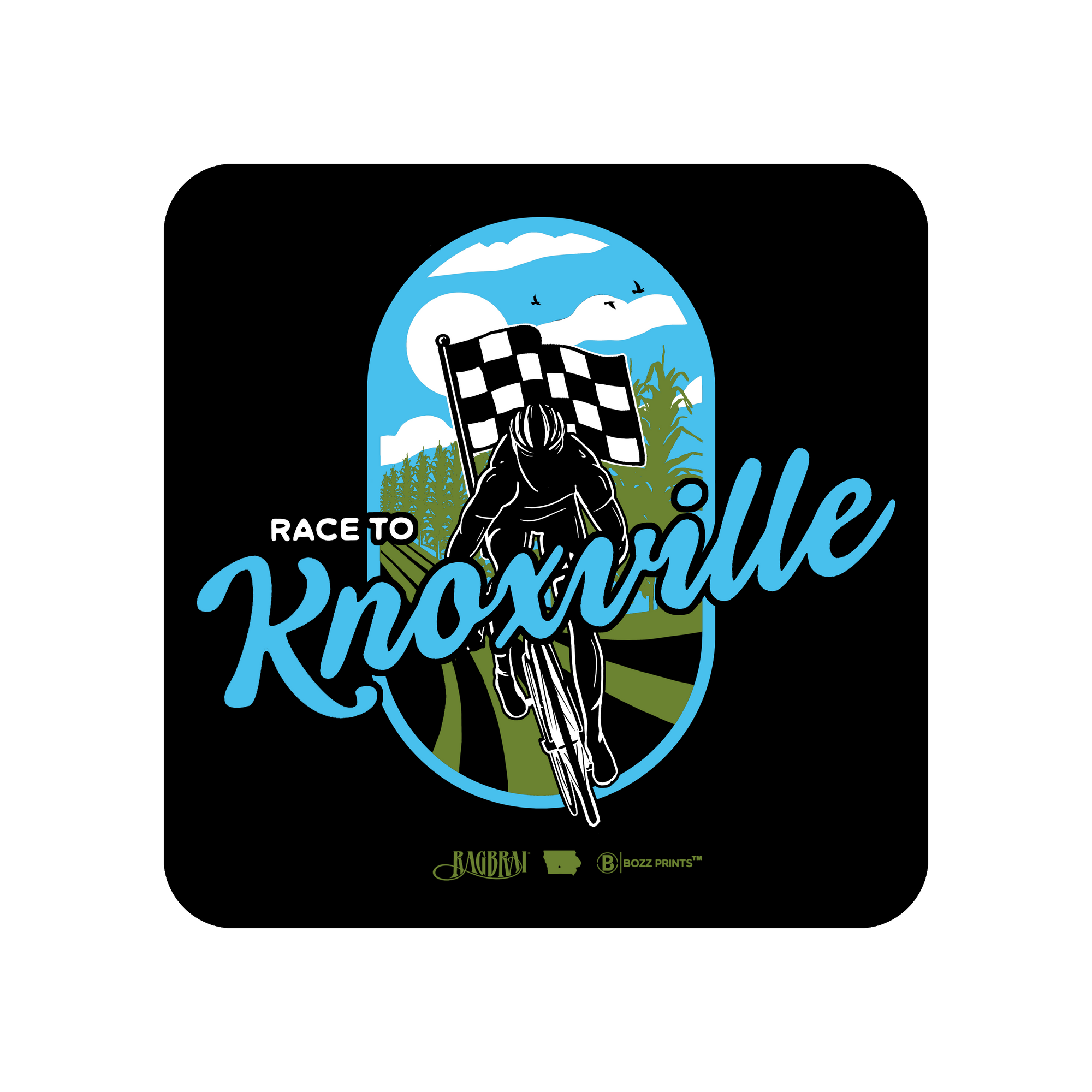 Knoxville RAGBRAI LI Sticker