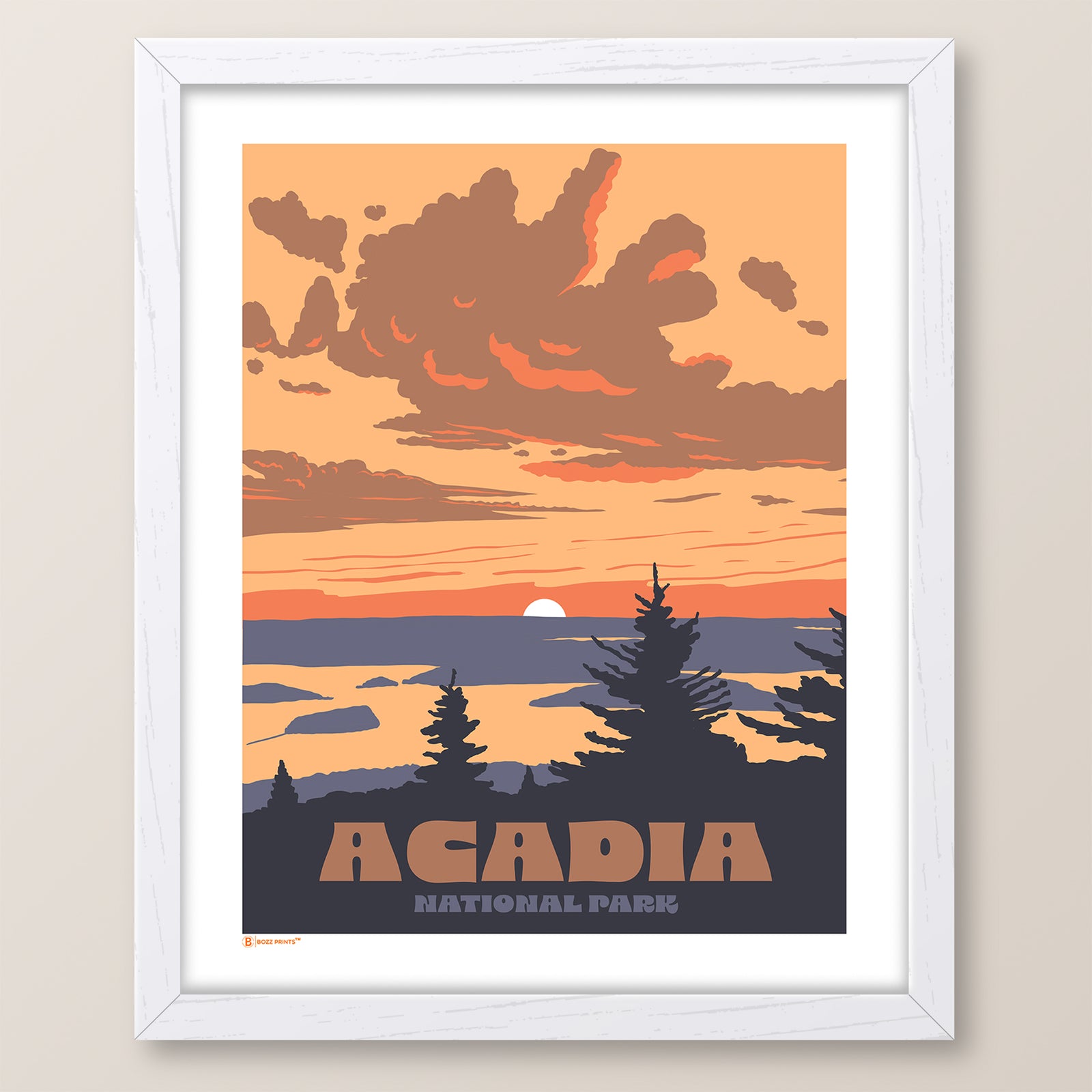 Acadia National Park Cadillac Mountain Sunrise Print