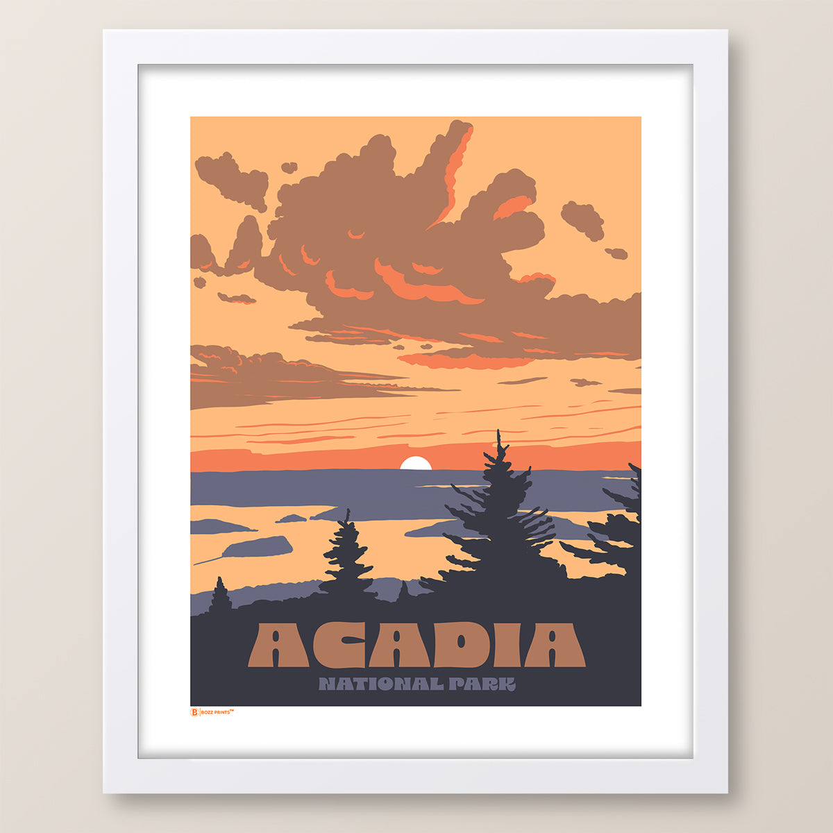 Acadia National Park Cadillac Mountain Sunrise Print