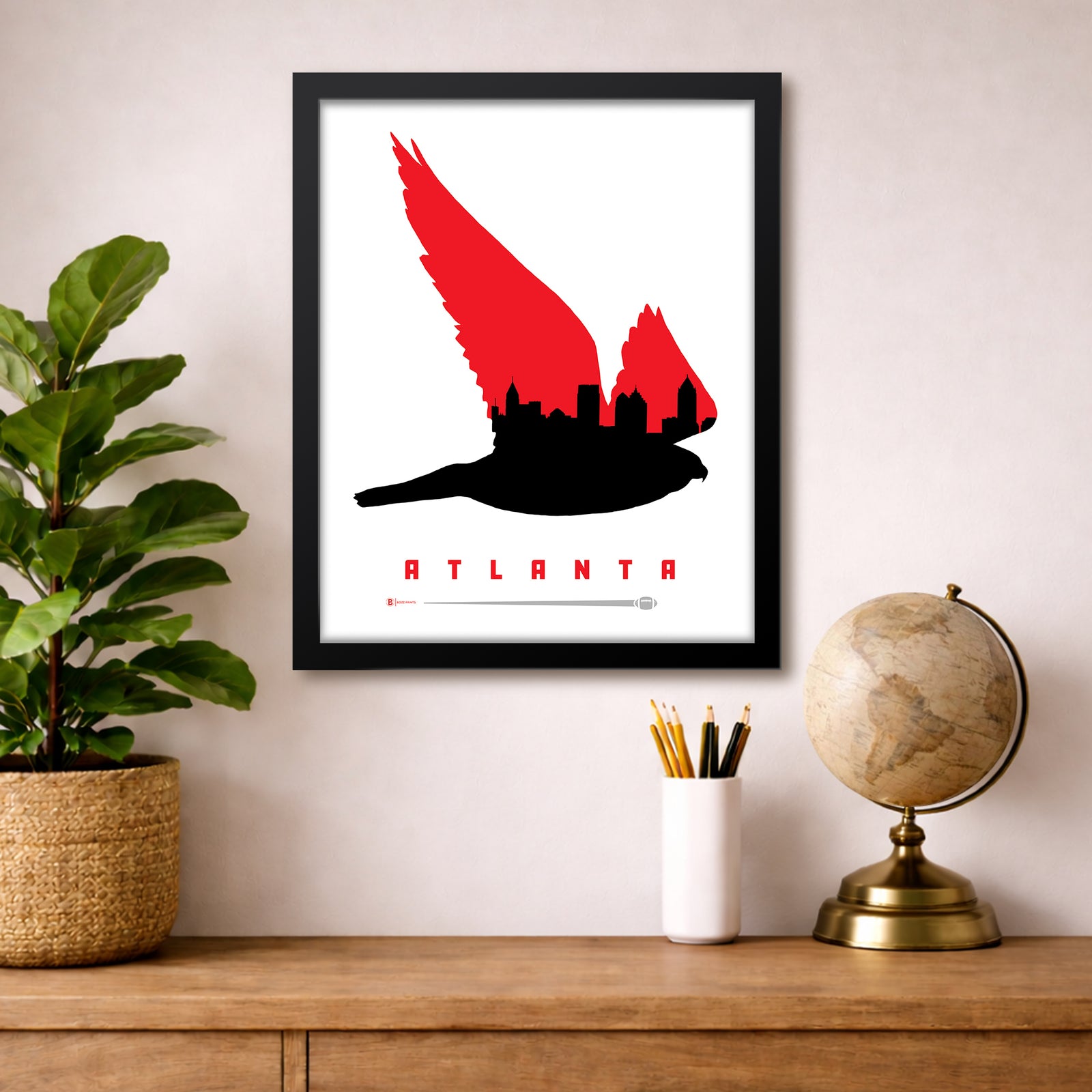 Atlanta Football Print