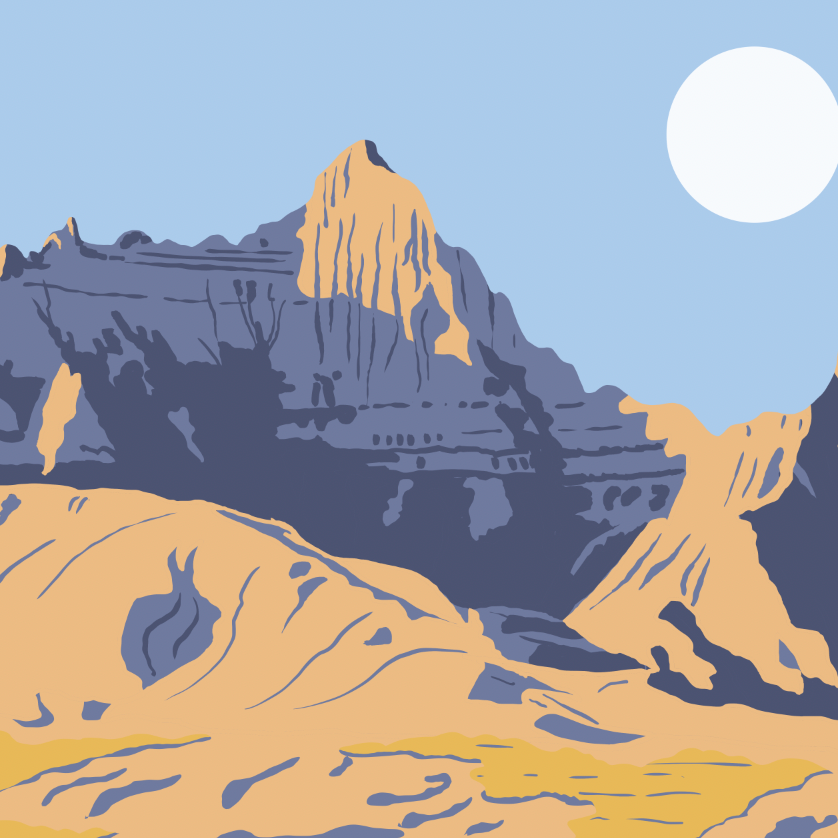 Badlands National Park Print
