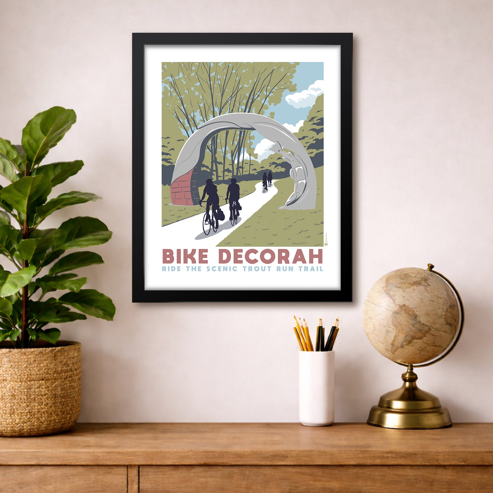Bike Decorah Print