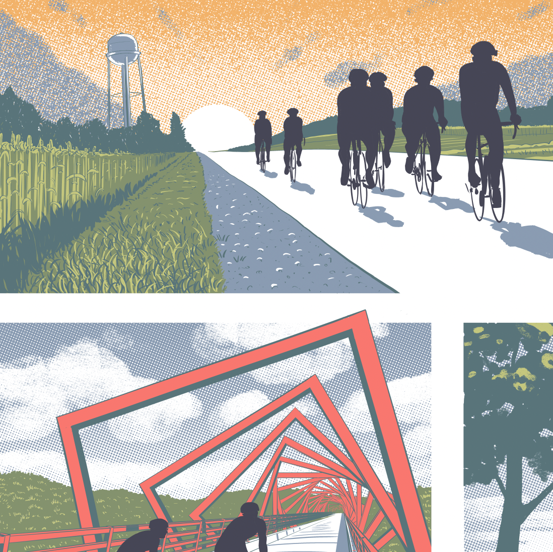 Bike Iowa Print