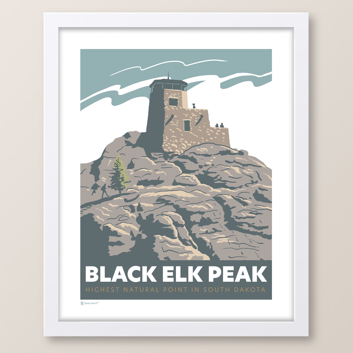 Black Elk Peak Print