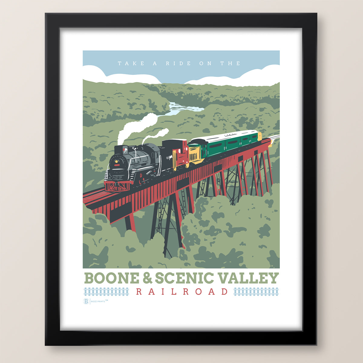 Boone & Scenic Valley Railroad Print