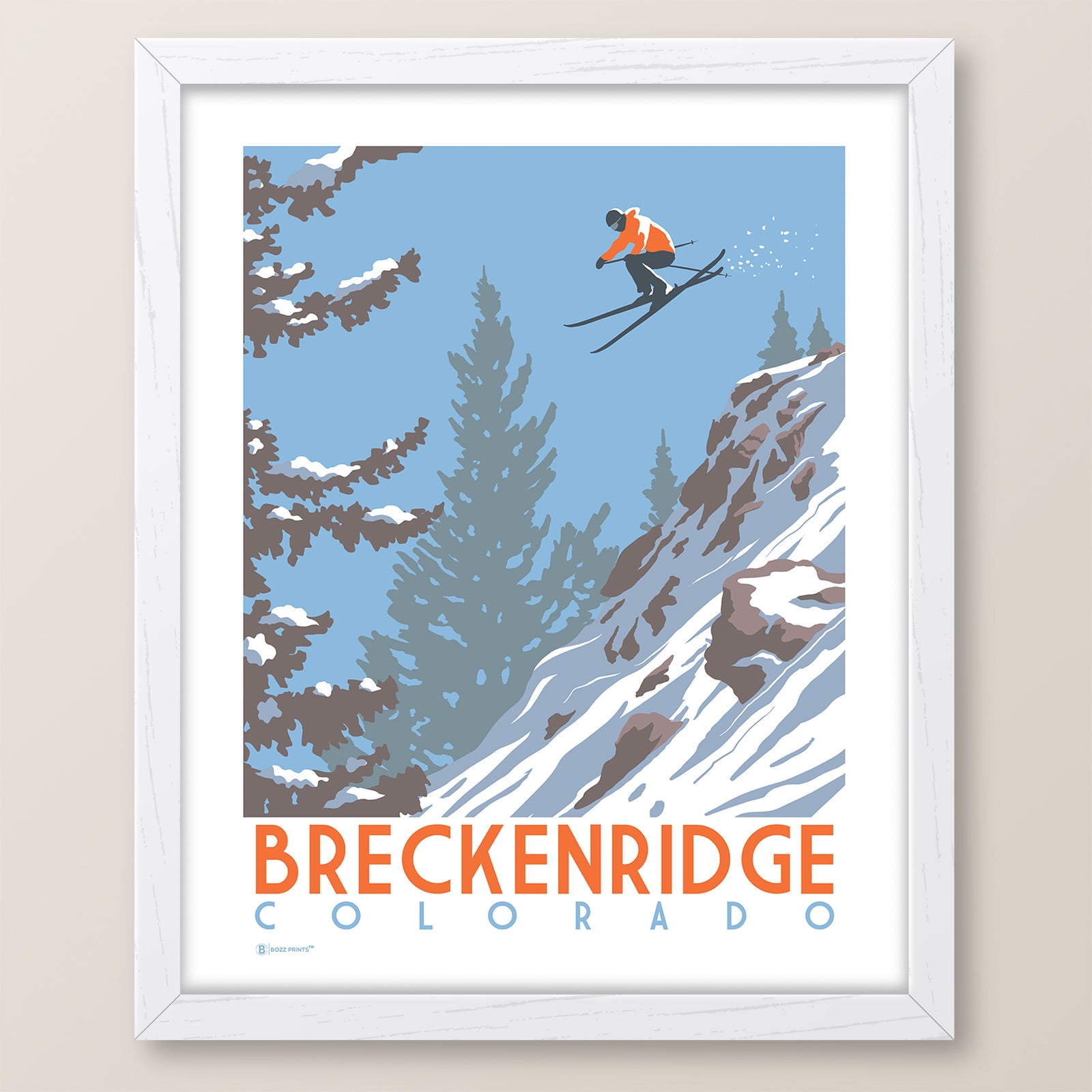 Breckenridge Catching Air Print