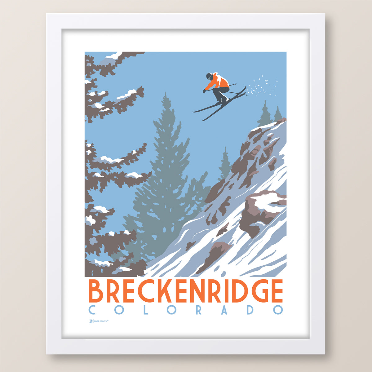 Breckenridge Catching Air Print