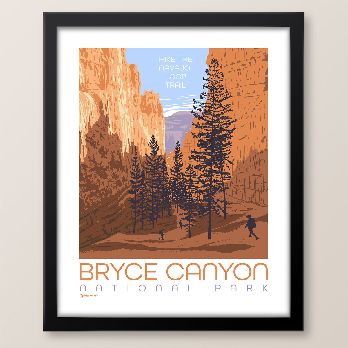 Bryce Canyon National Park Navajo Trail Loop Print