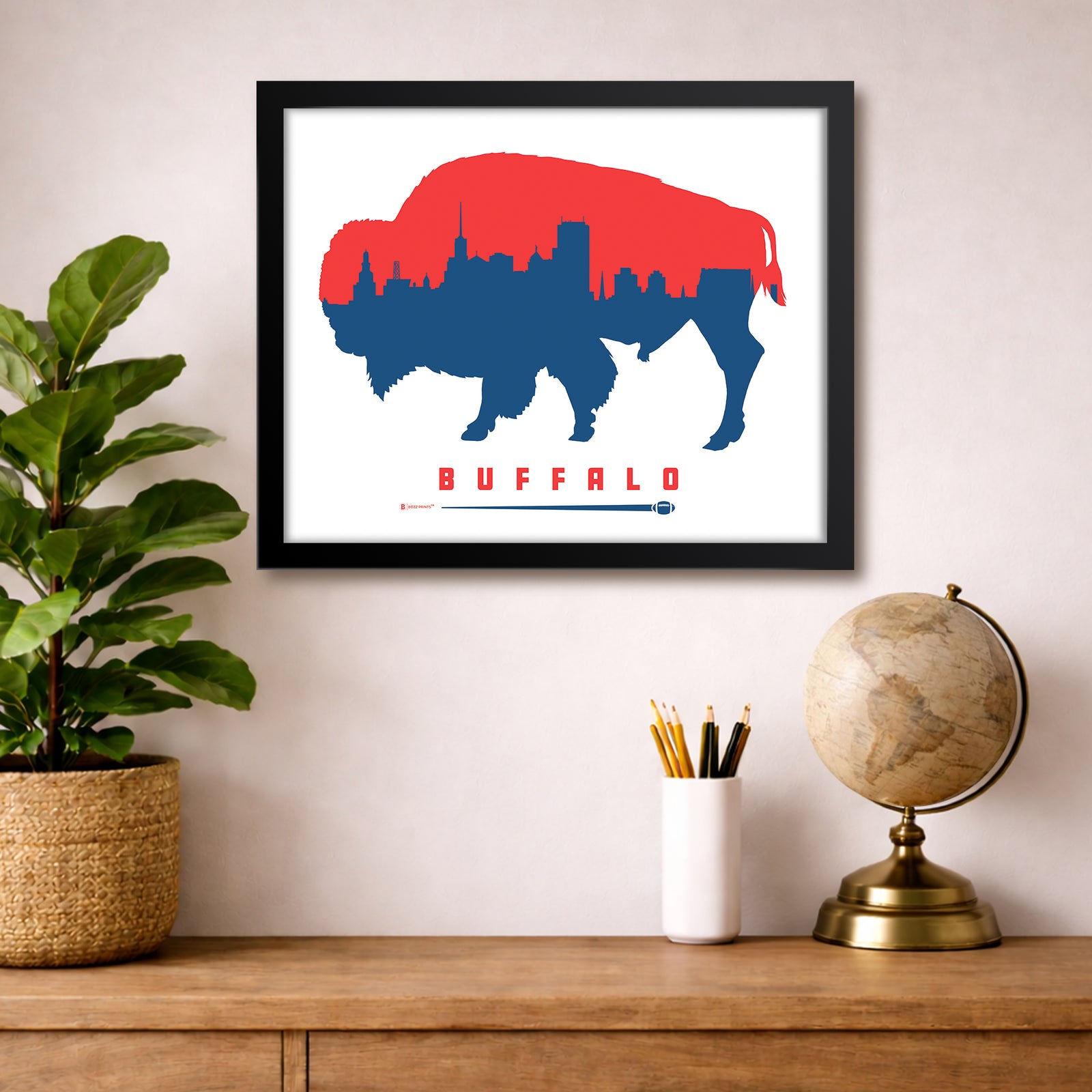 Buffalo Football Print