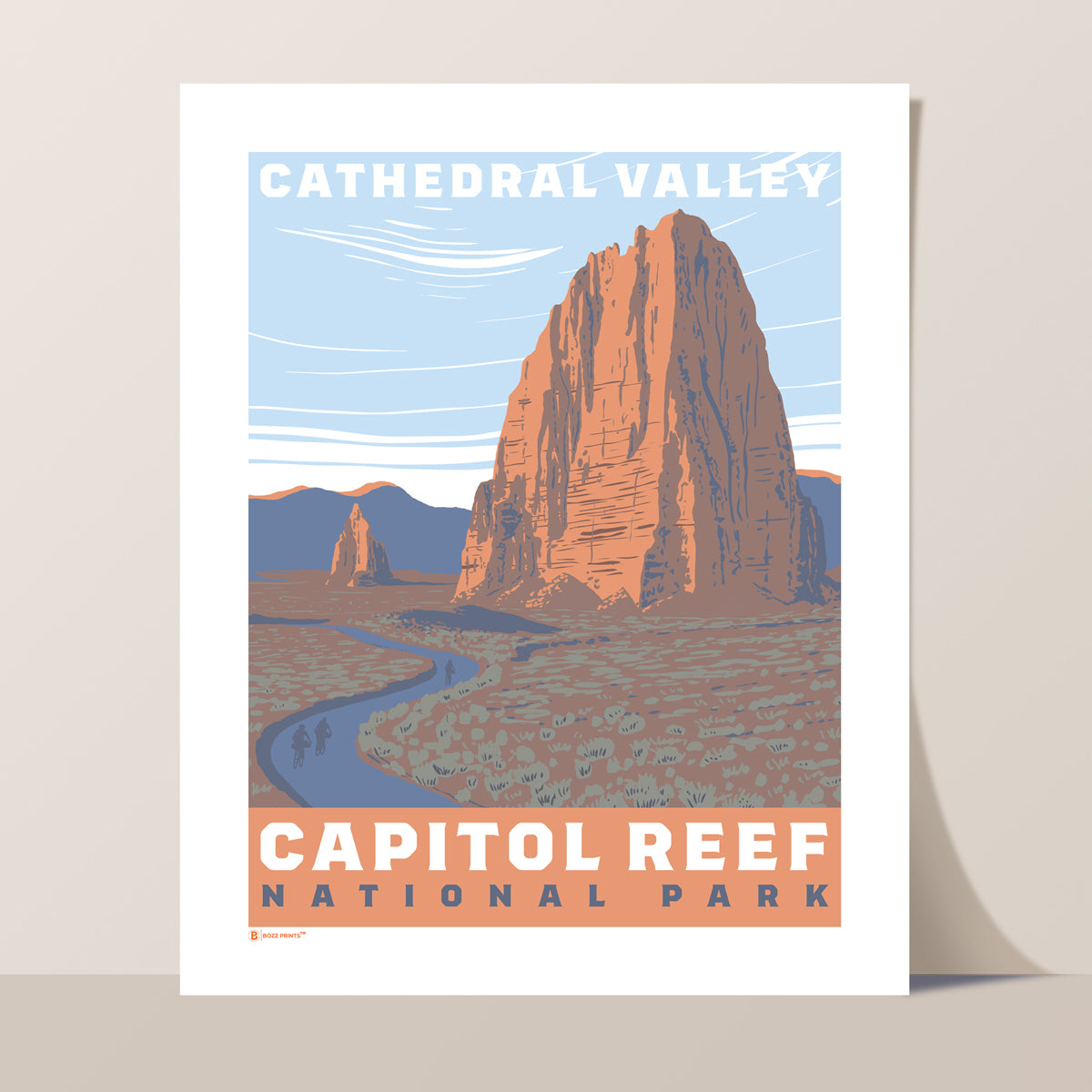 Capitol Reef National Park Cathedral Valley Print