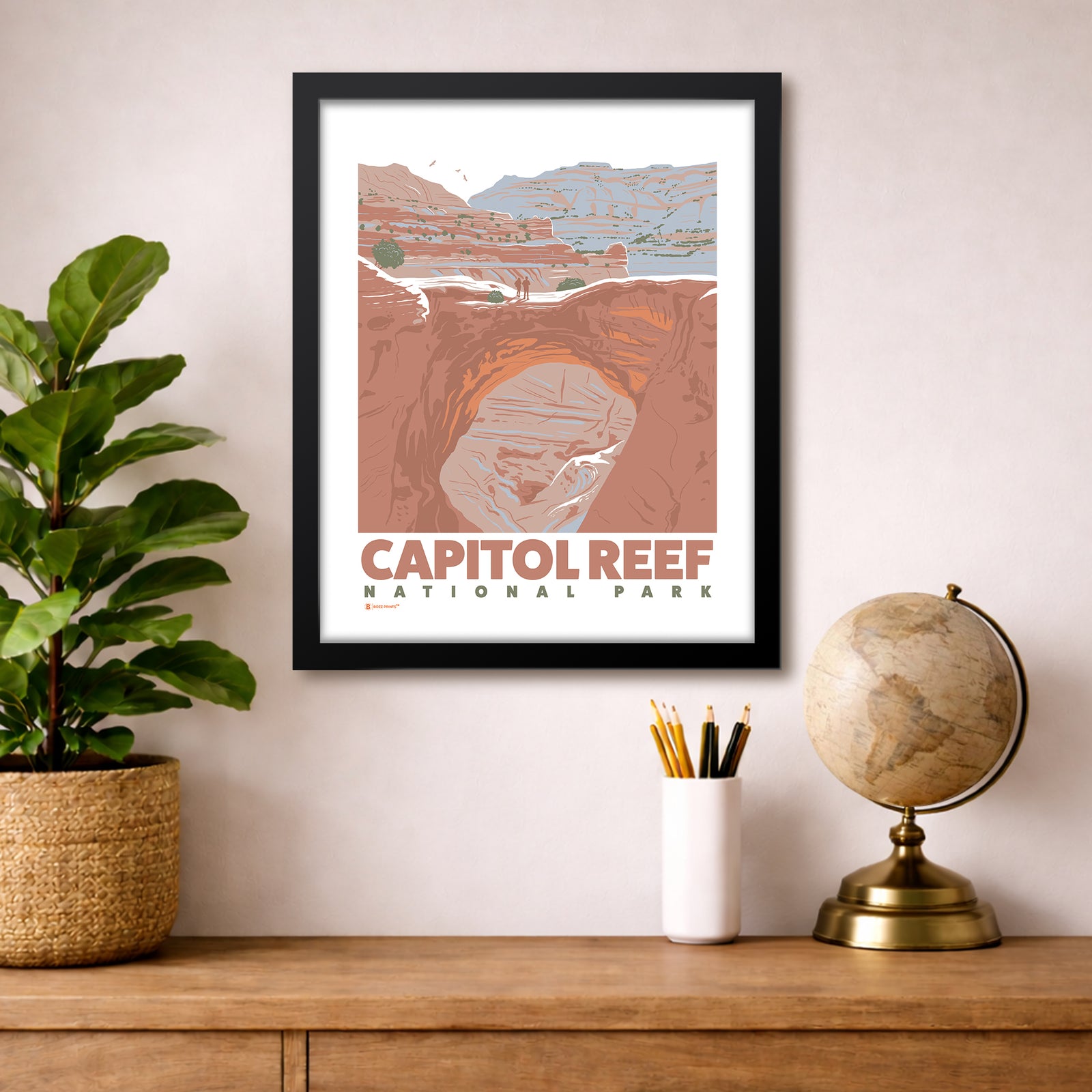 Capitol Reef National Park Cassidy Arch Print