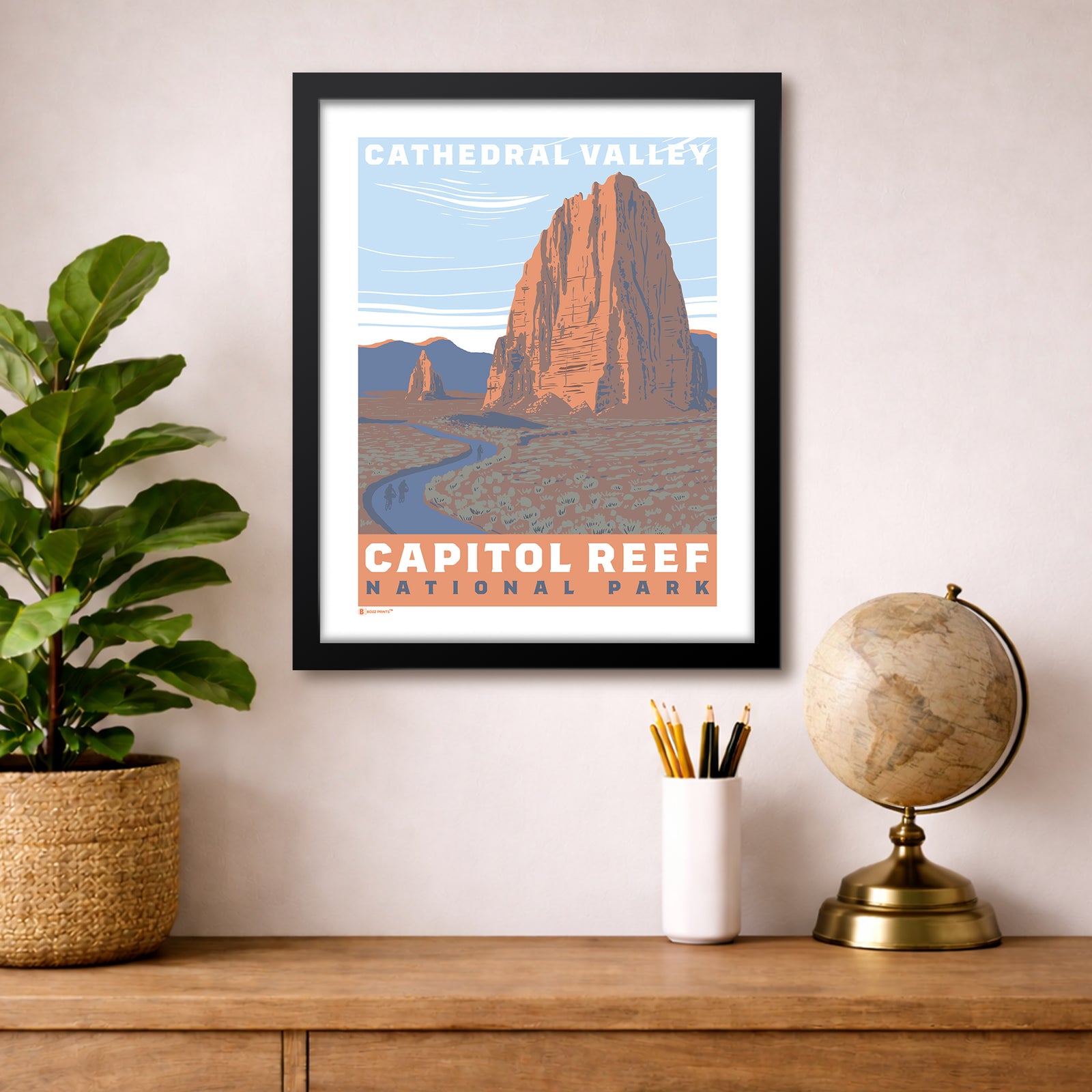 Capitol Reef National Park Cathedral Valley Print