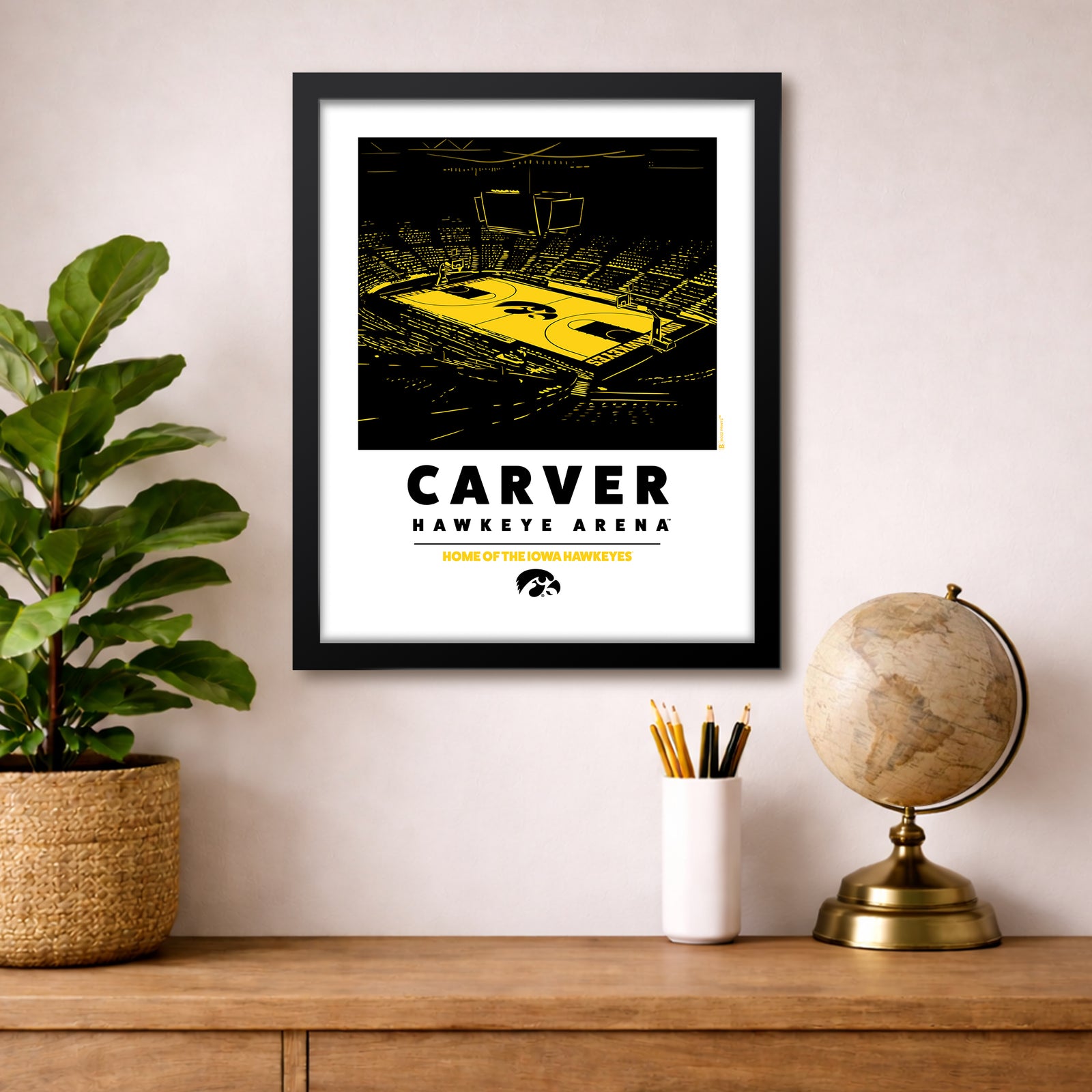 University of Iowa Carver-Hawkeye Arena Print