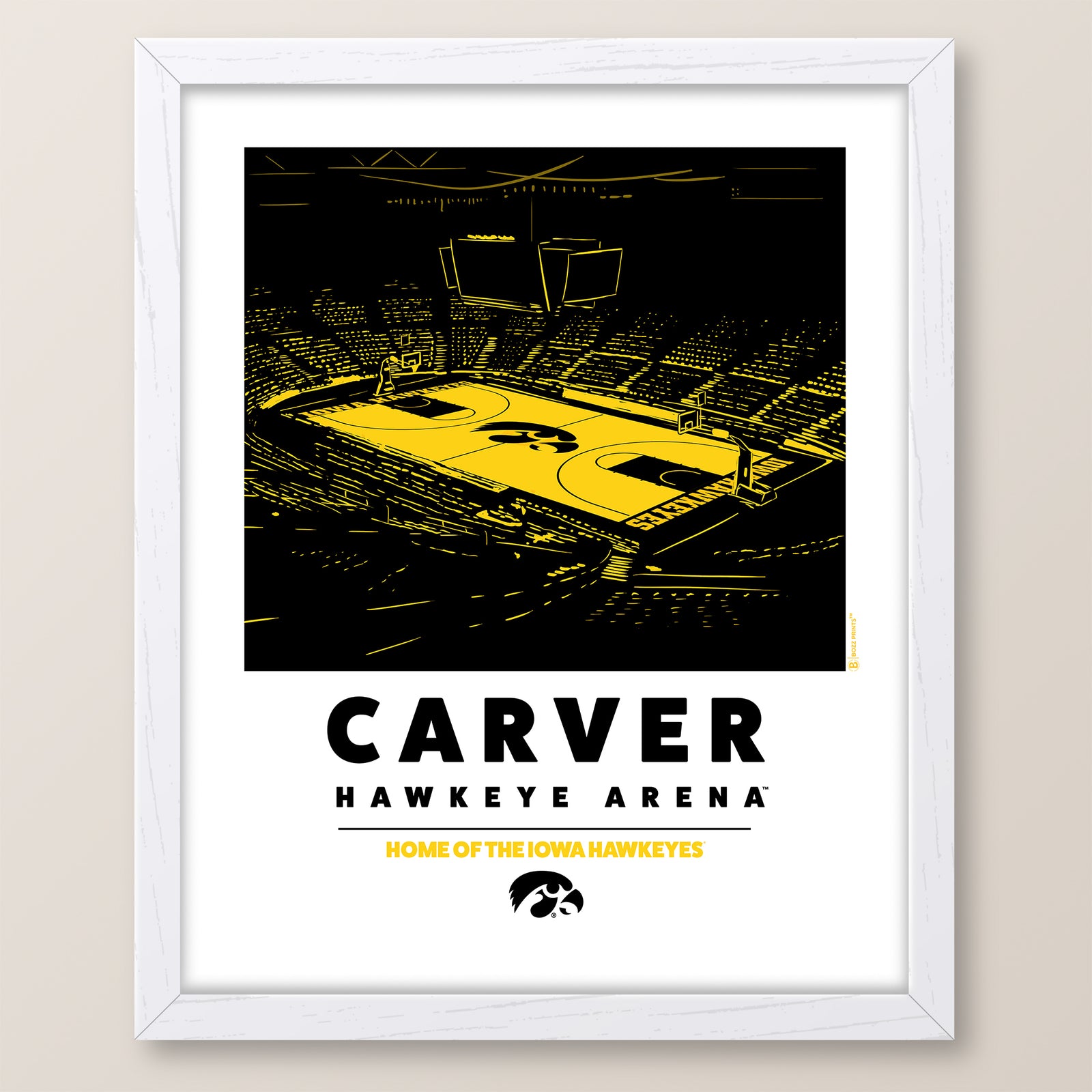 University of Iowa Carver-Hawkeye Arena Print
