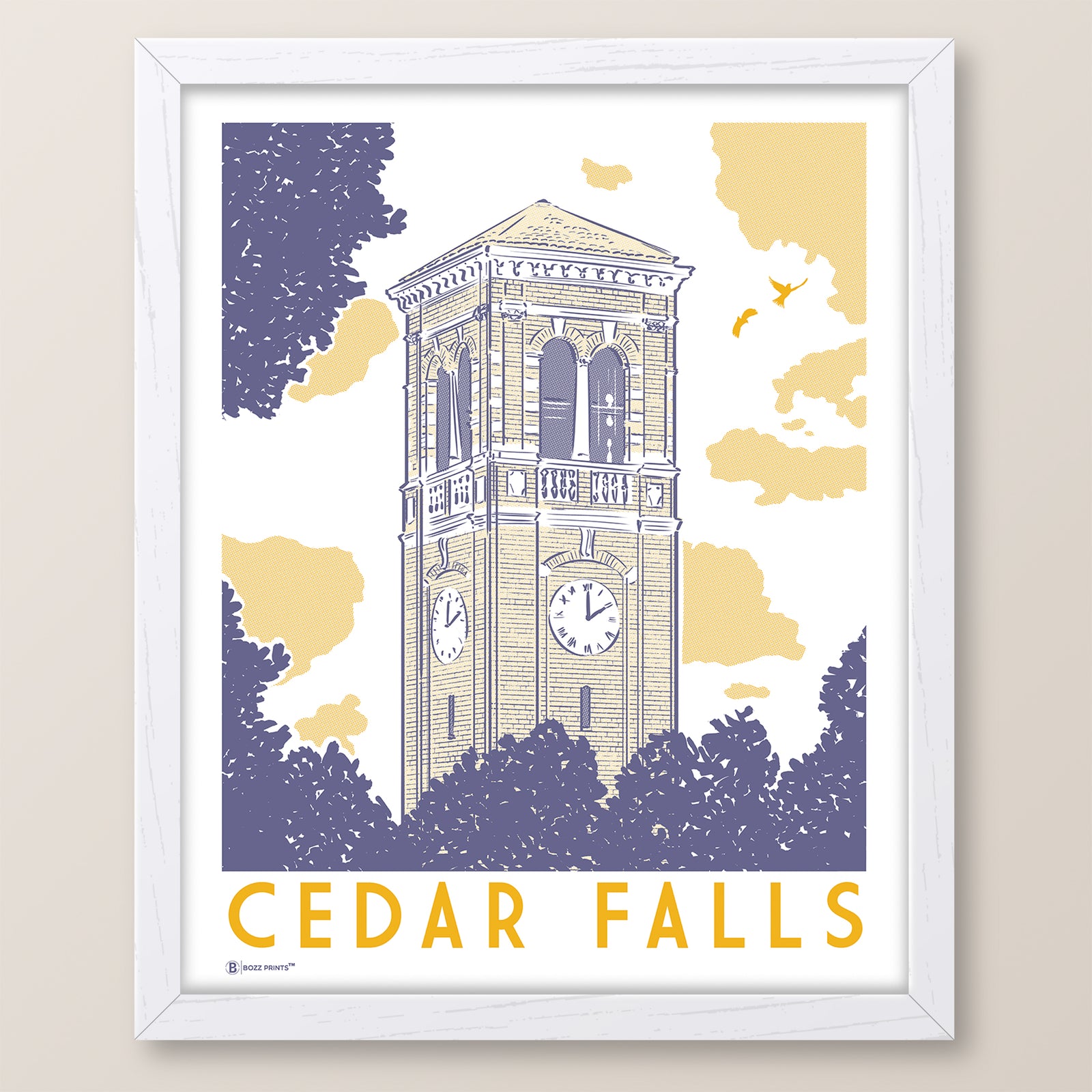 Cedar Falls Campanile Print