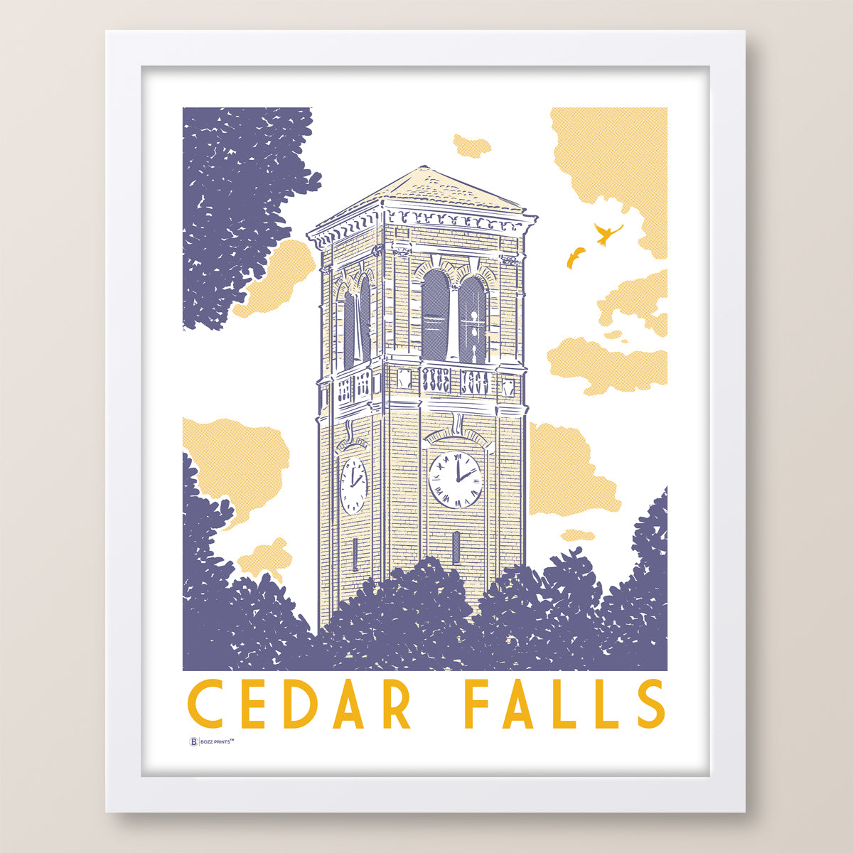 Cedar Falls Campanile Print