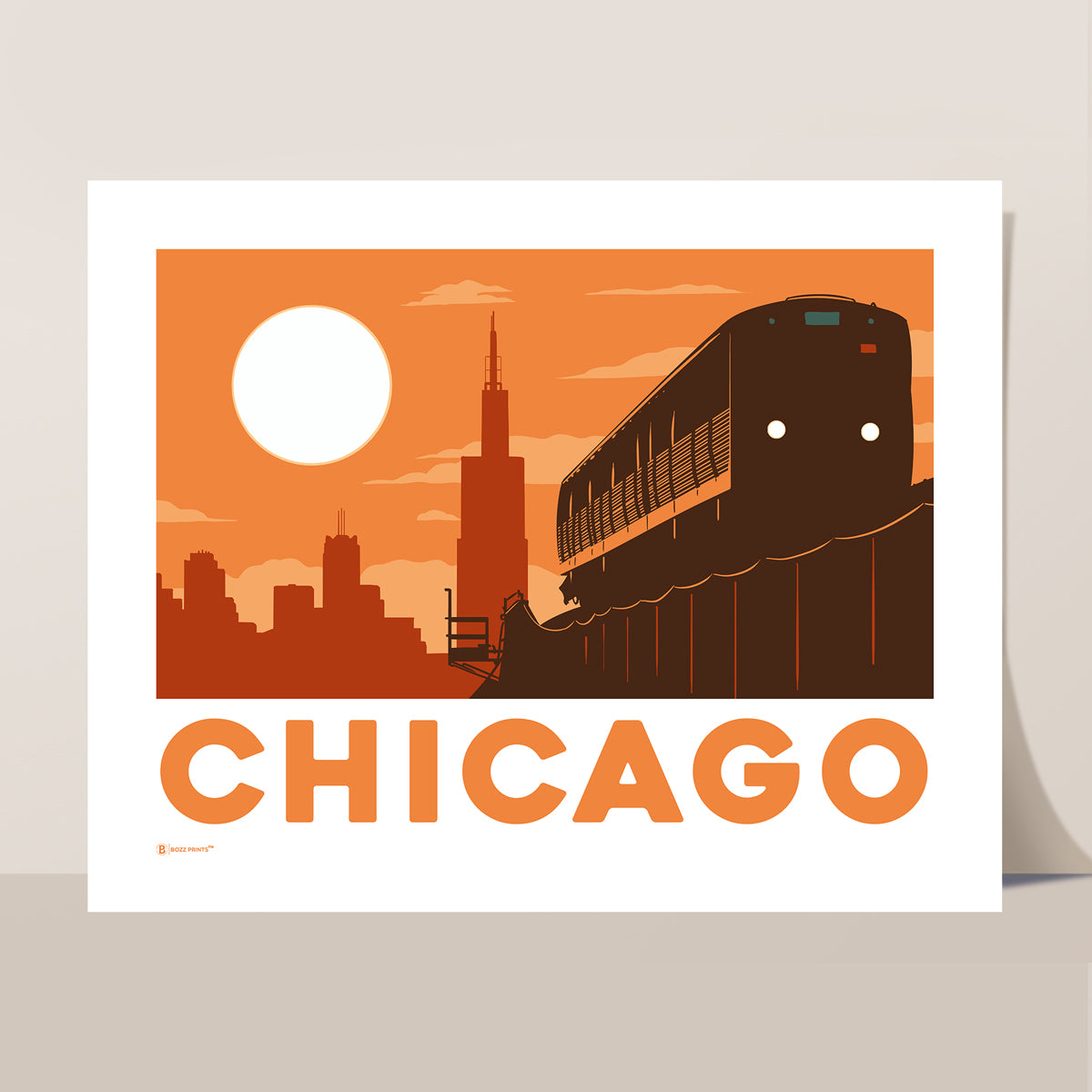 Chicago Sunrise Print