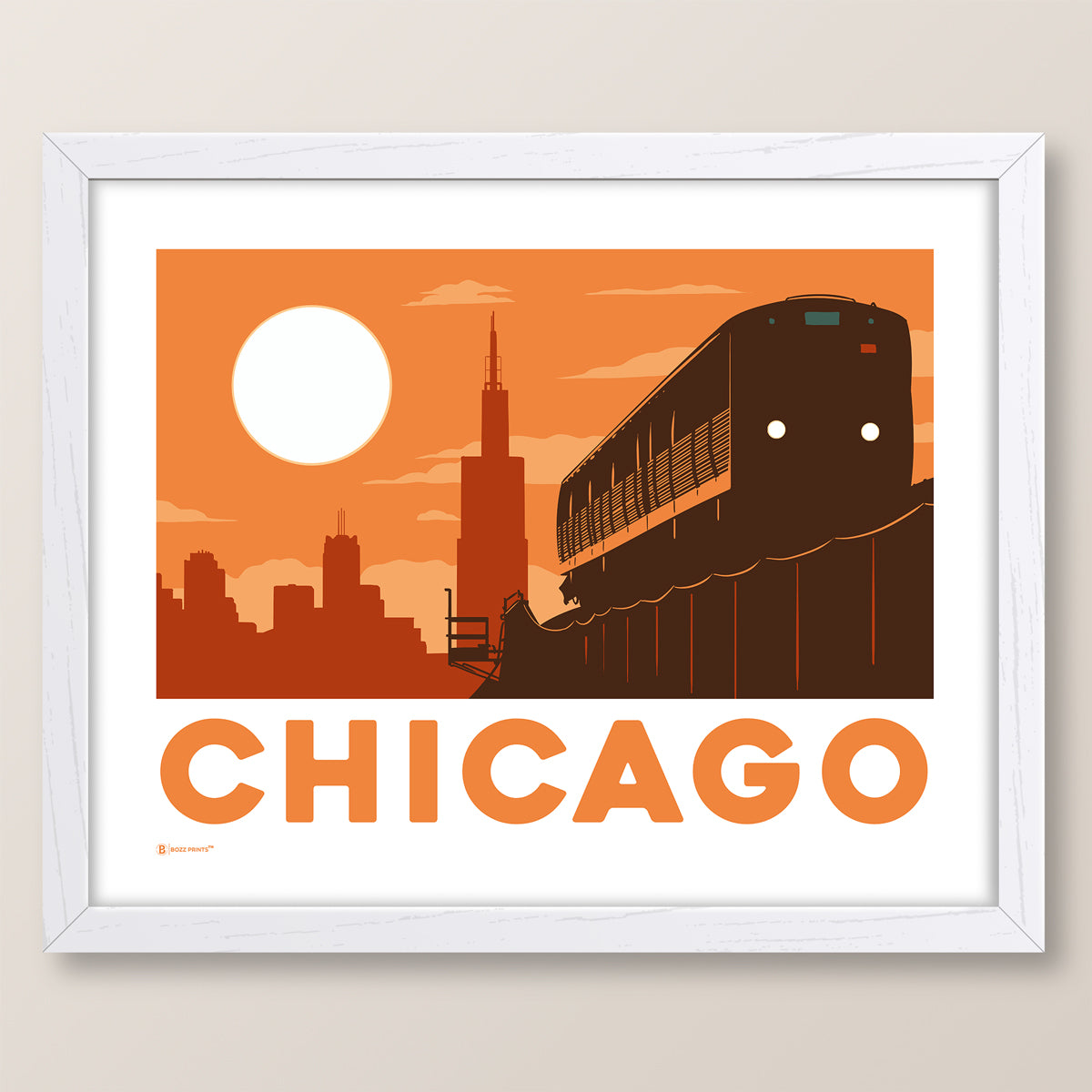 Chicago Sunrise Print