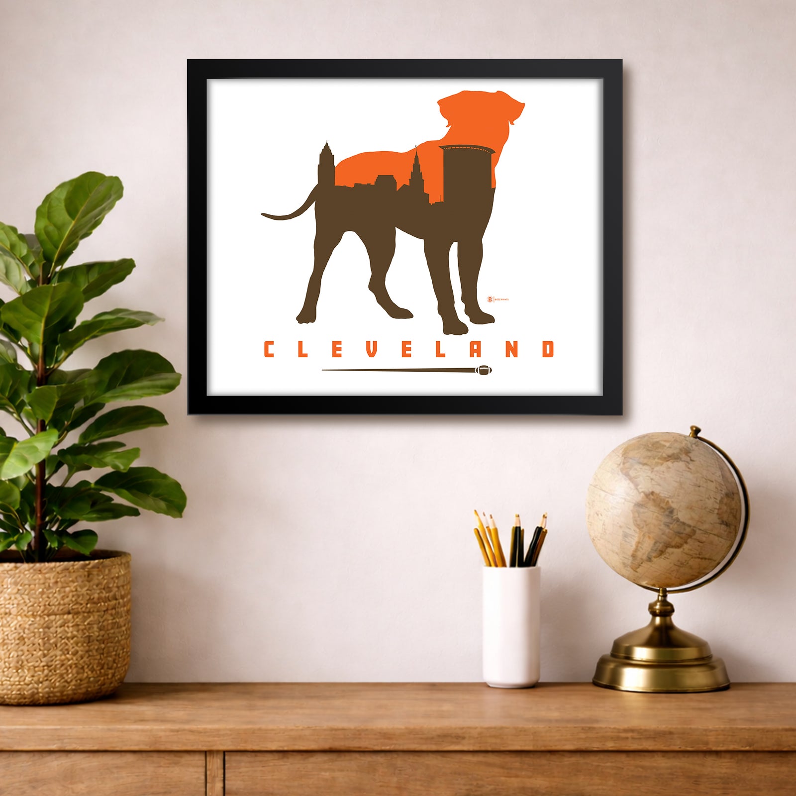 Cleveland Football Print