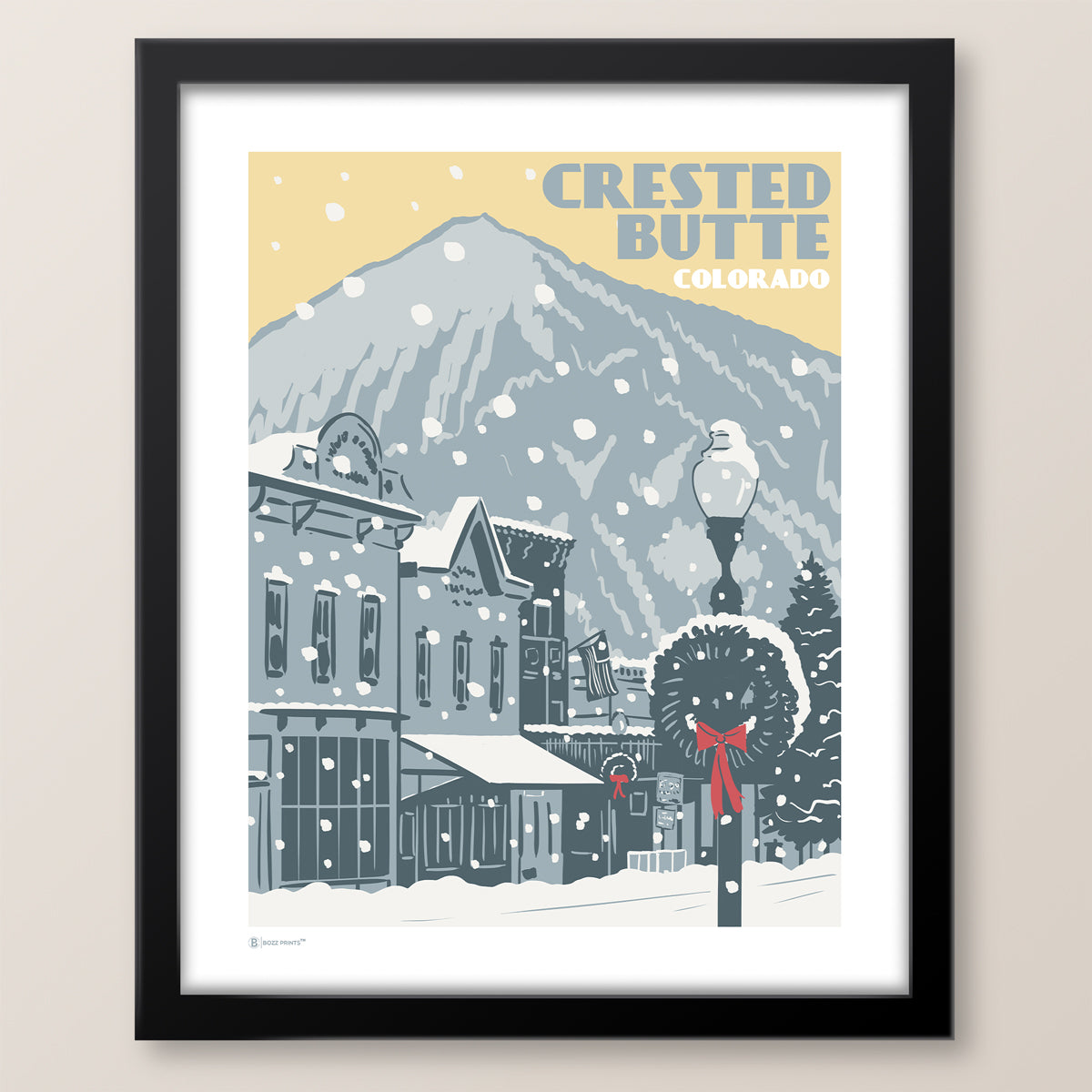 Crested Butte Elk Avenue Print