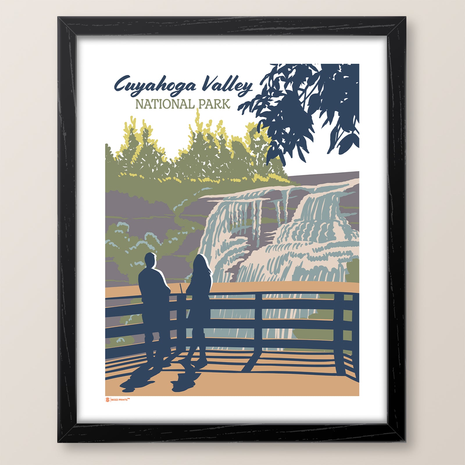 Cuyahoga Falls National Park Brandywine Falls Print