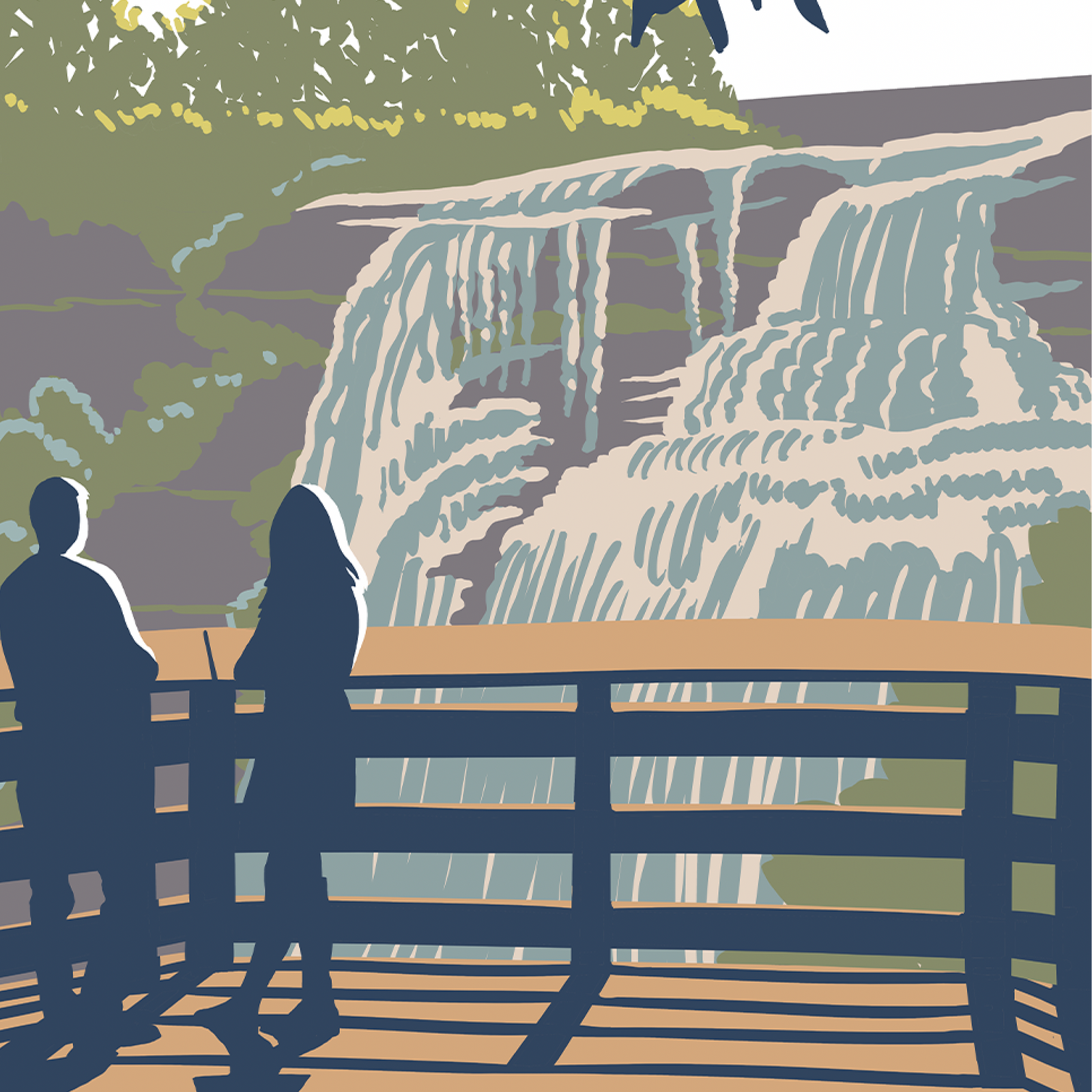 Cuyahoga Falls National Park Brandywine Falls Print