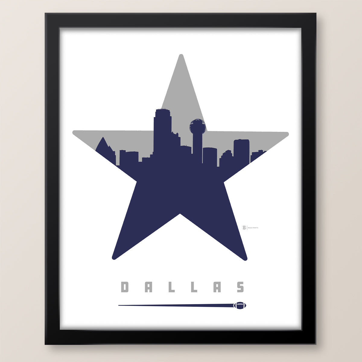 Dallas Football Print