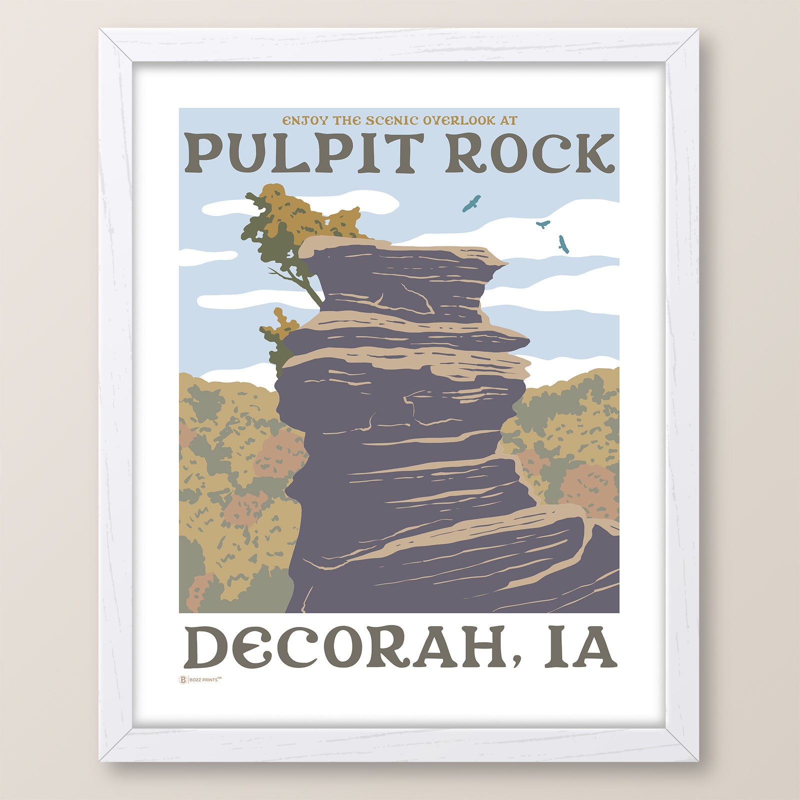 Decorah Pulpit Rock Print