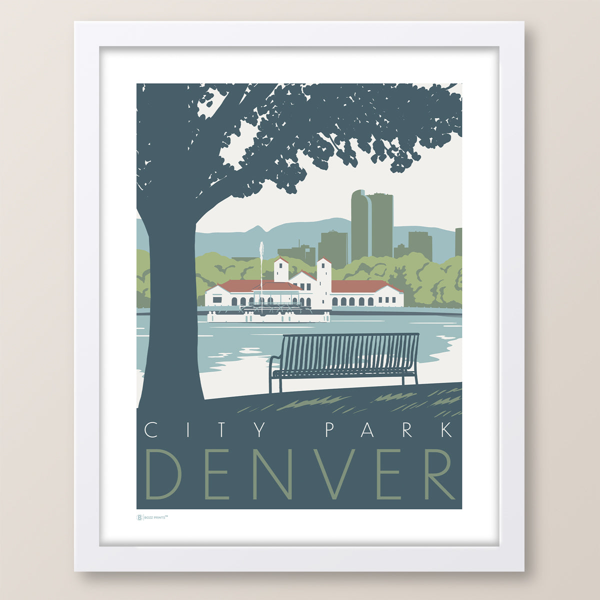 Denver City Park Print