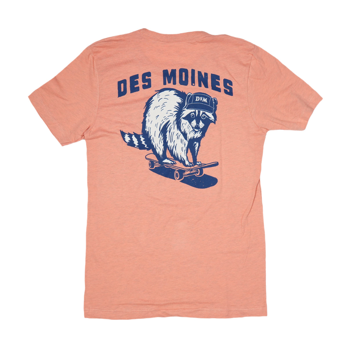 Des Moines Skater Raccoon T-Shirt