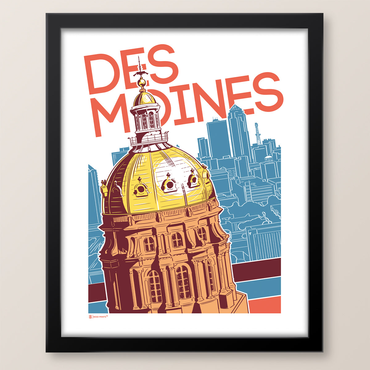 Des Moines Capitol Print