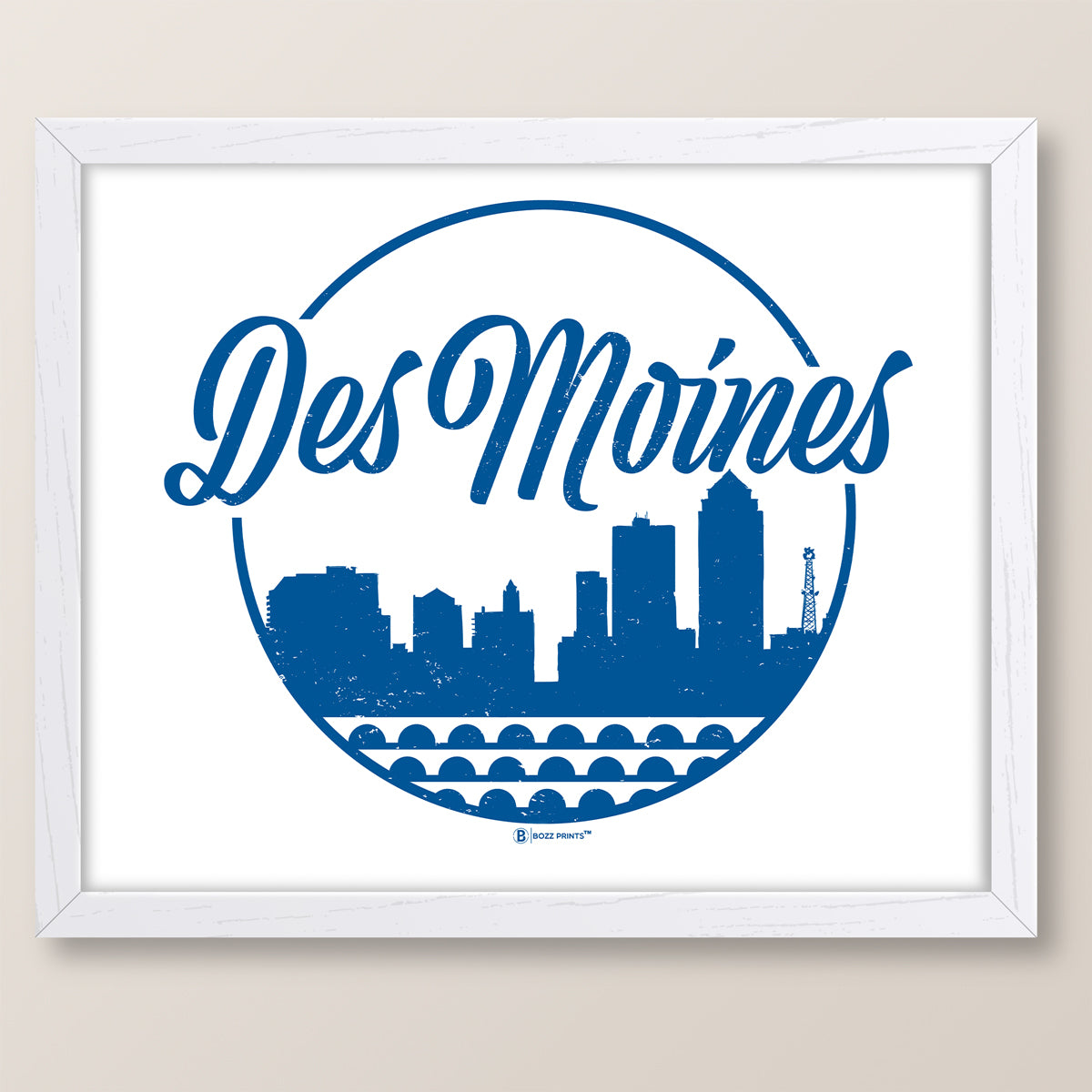 Des Moines Hometown Print