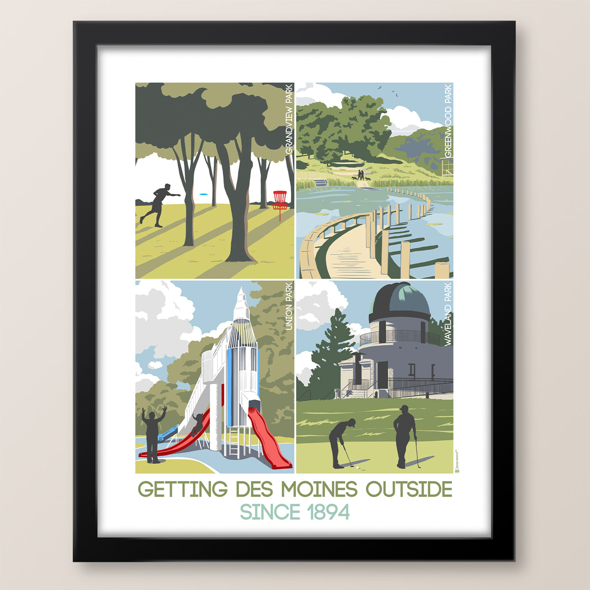 Des Moines Parks Collection Print