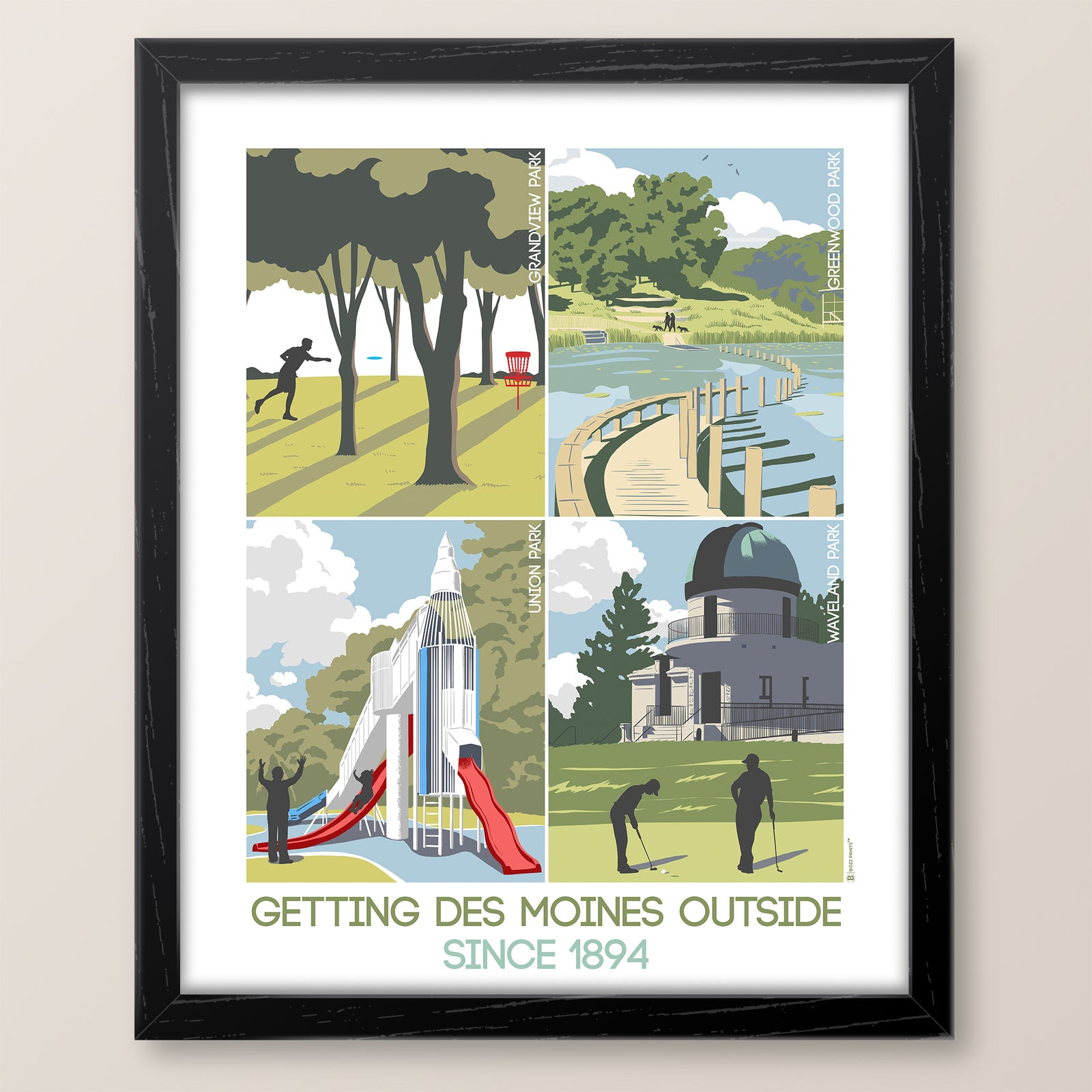 Des Moines Parks Collection Print