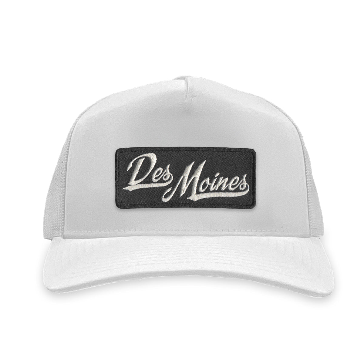 Des Moines Script Trucker Hat
