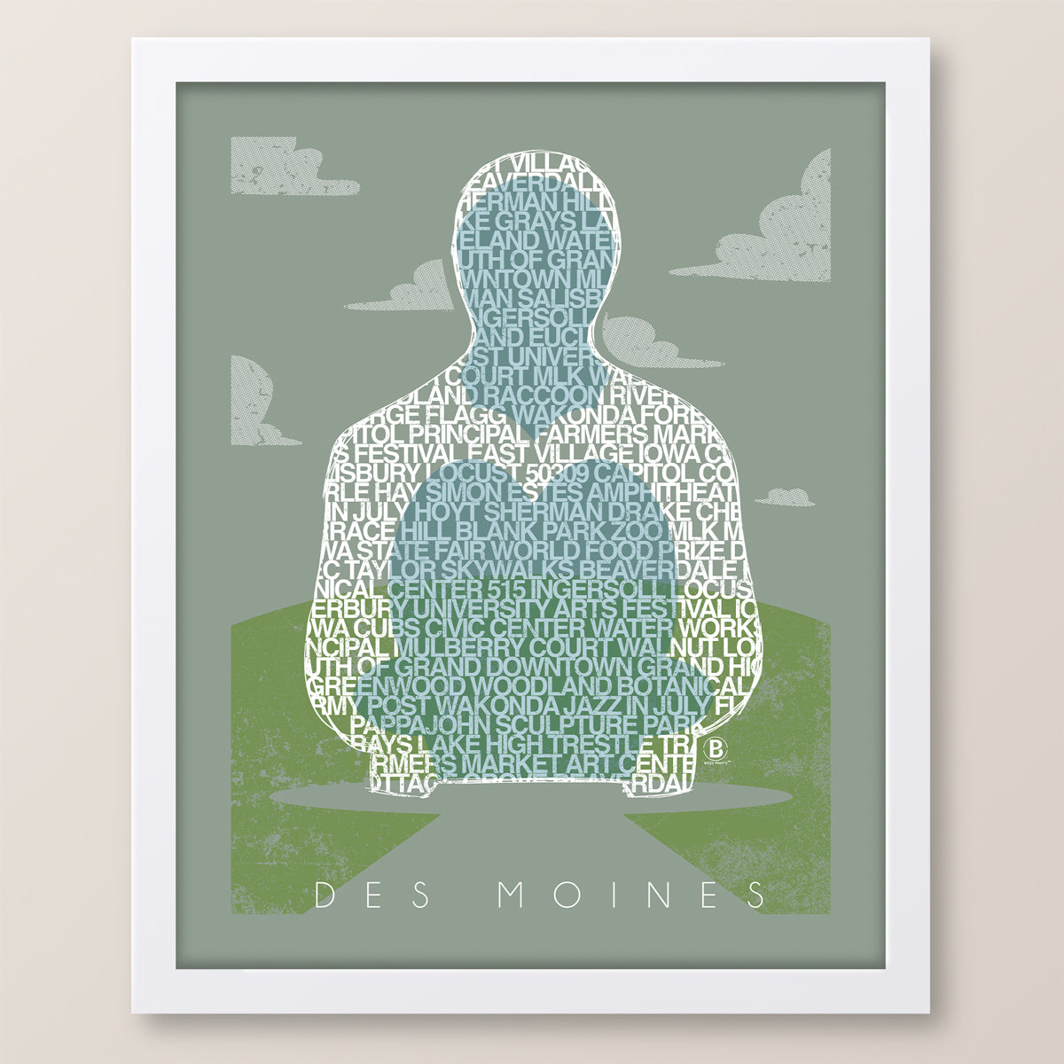 Des Moines Sculpture Print