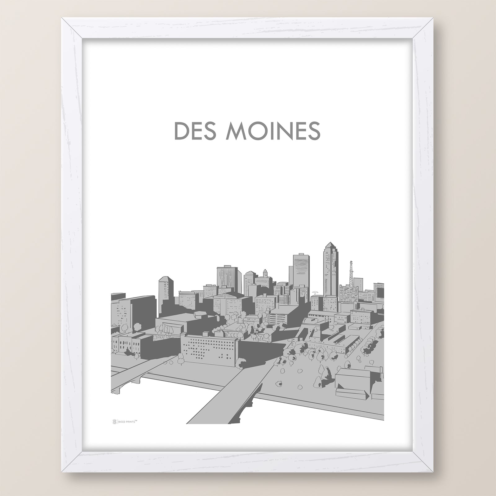 Des Moines Sprawl Print