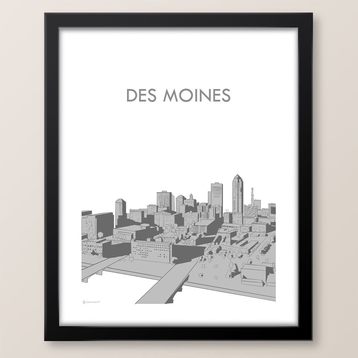 Des Moines Sprawl Print
