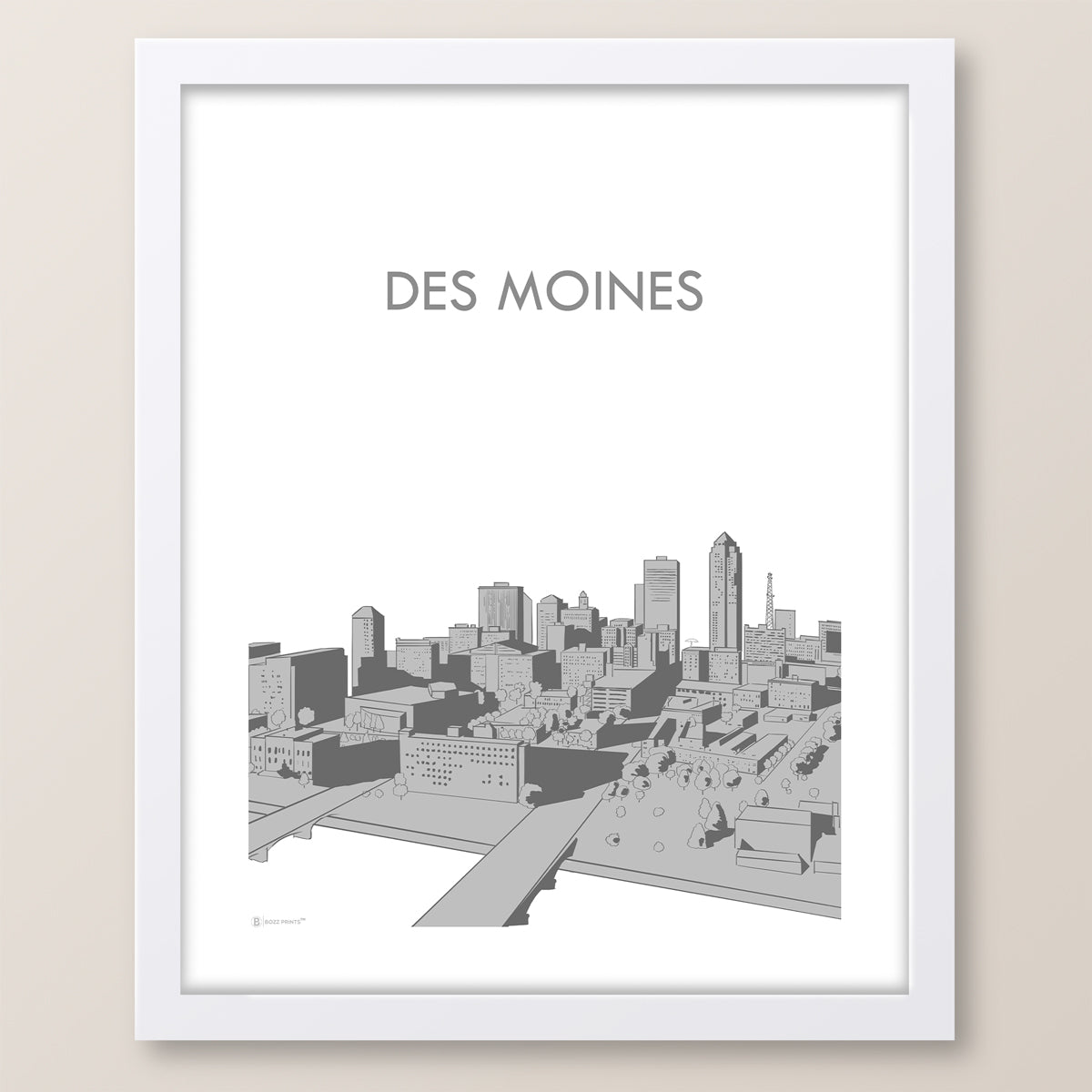 Des Moines Sprawl Print