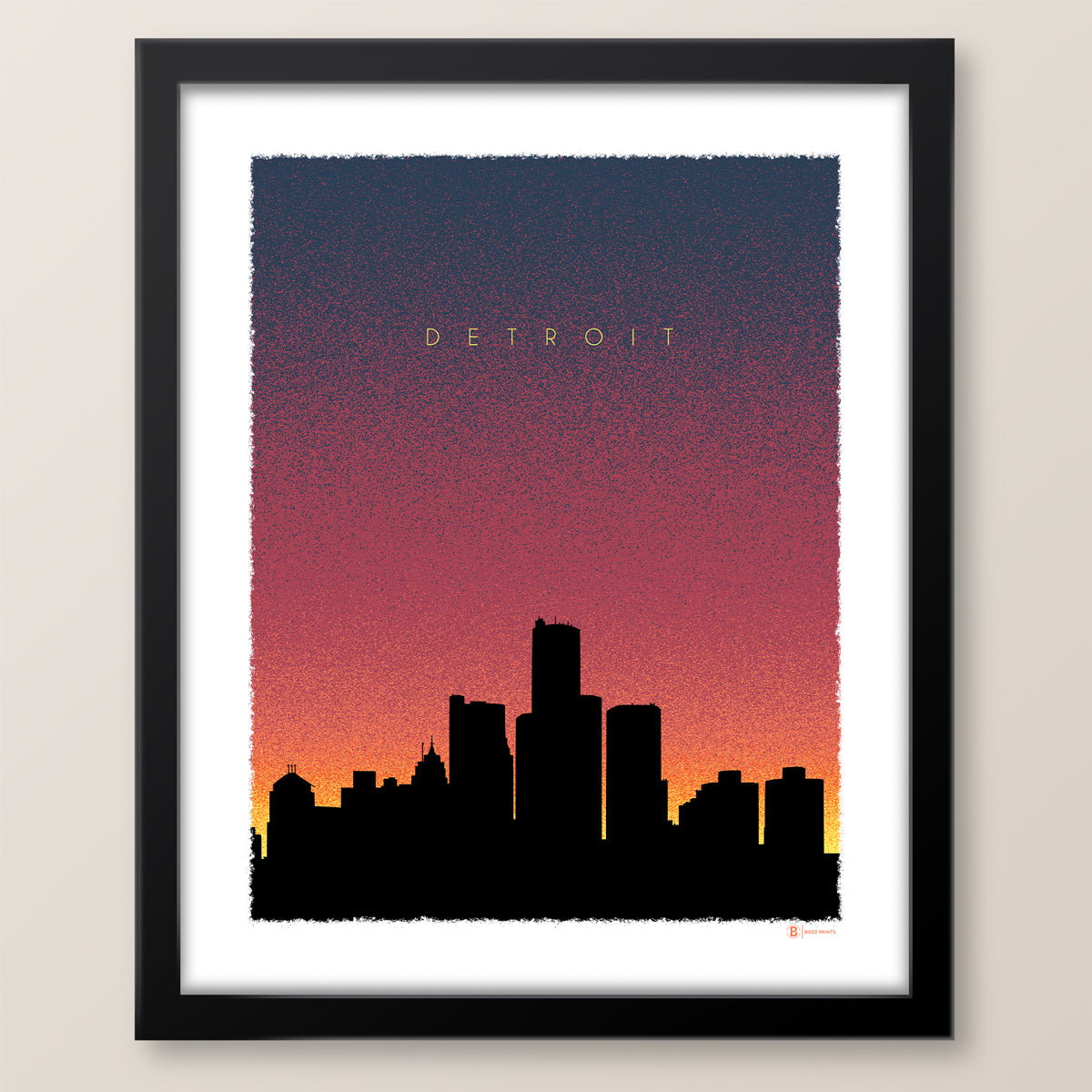 Detroit Dusk Print