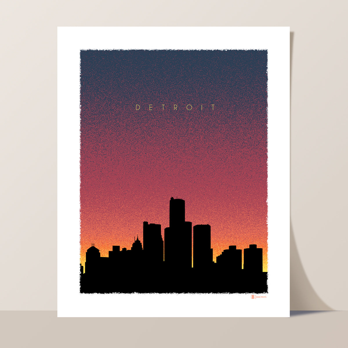 Detroit Dusk Print