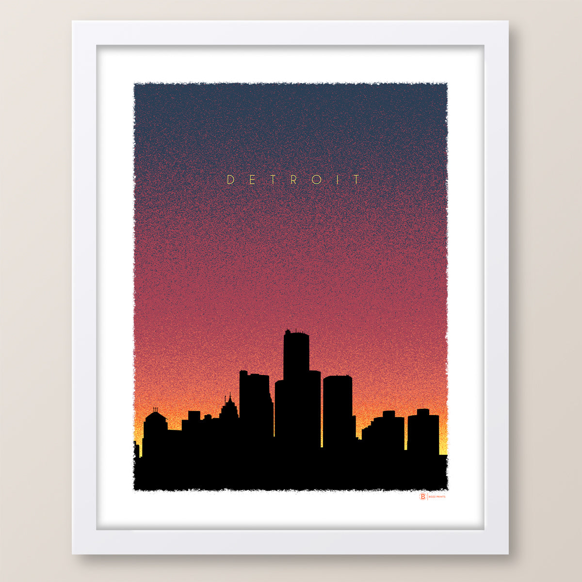 Detroit Dusk Print