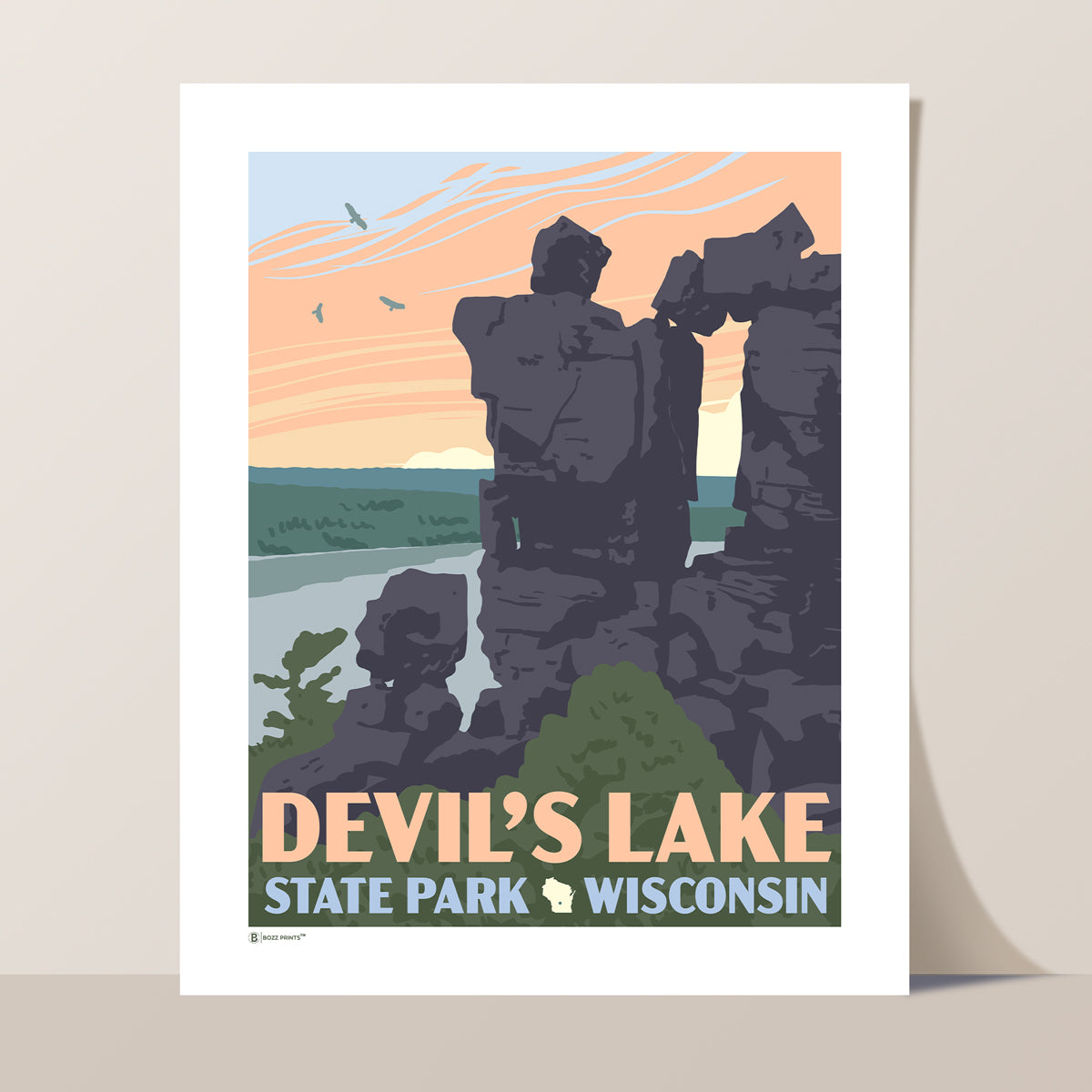 Devil's Lake State Park Print
