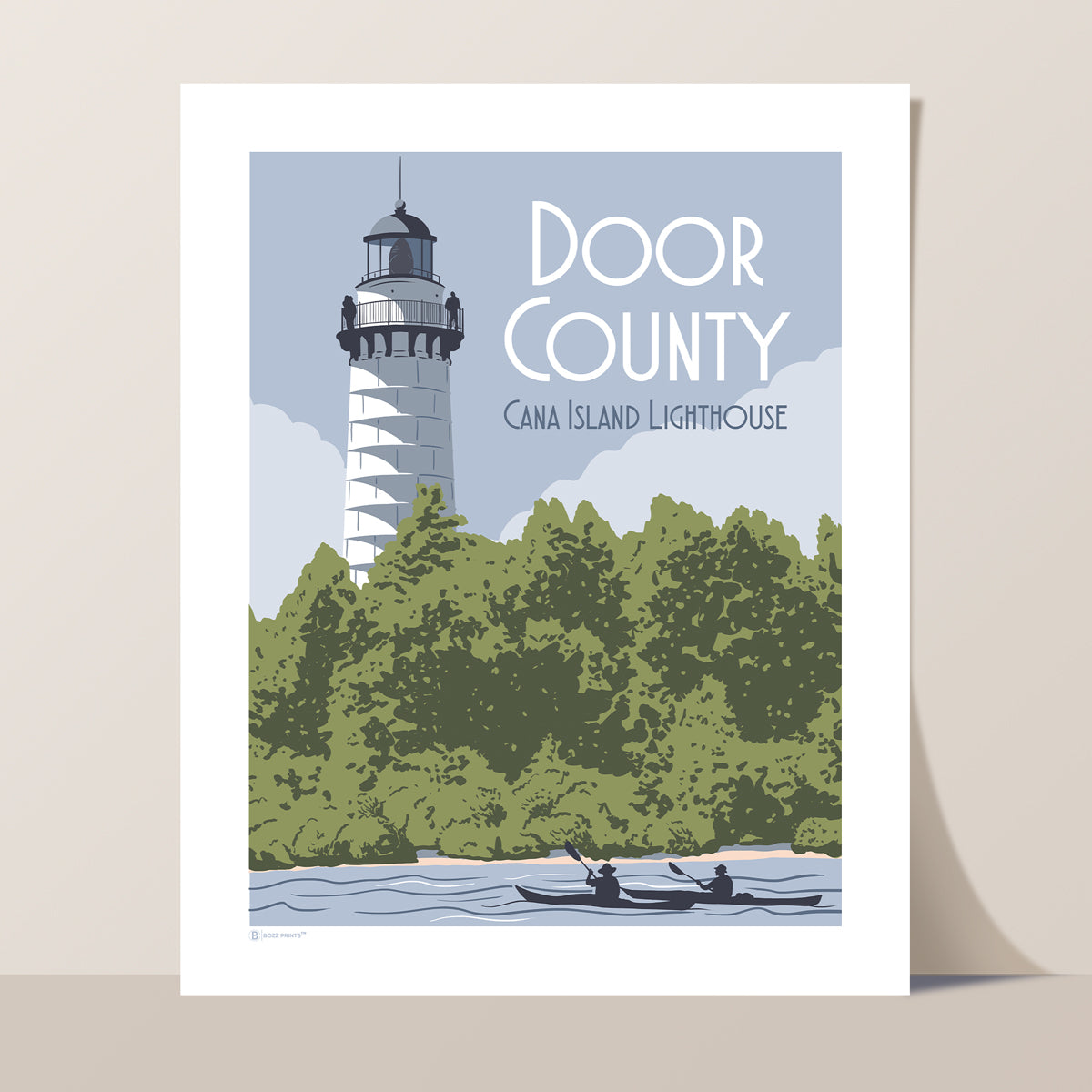 Door County Wisconsin Cana Island Lighthouse Print